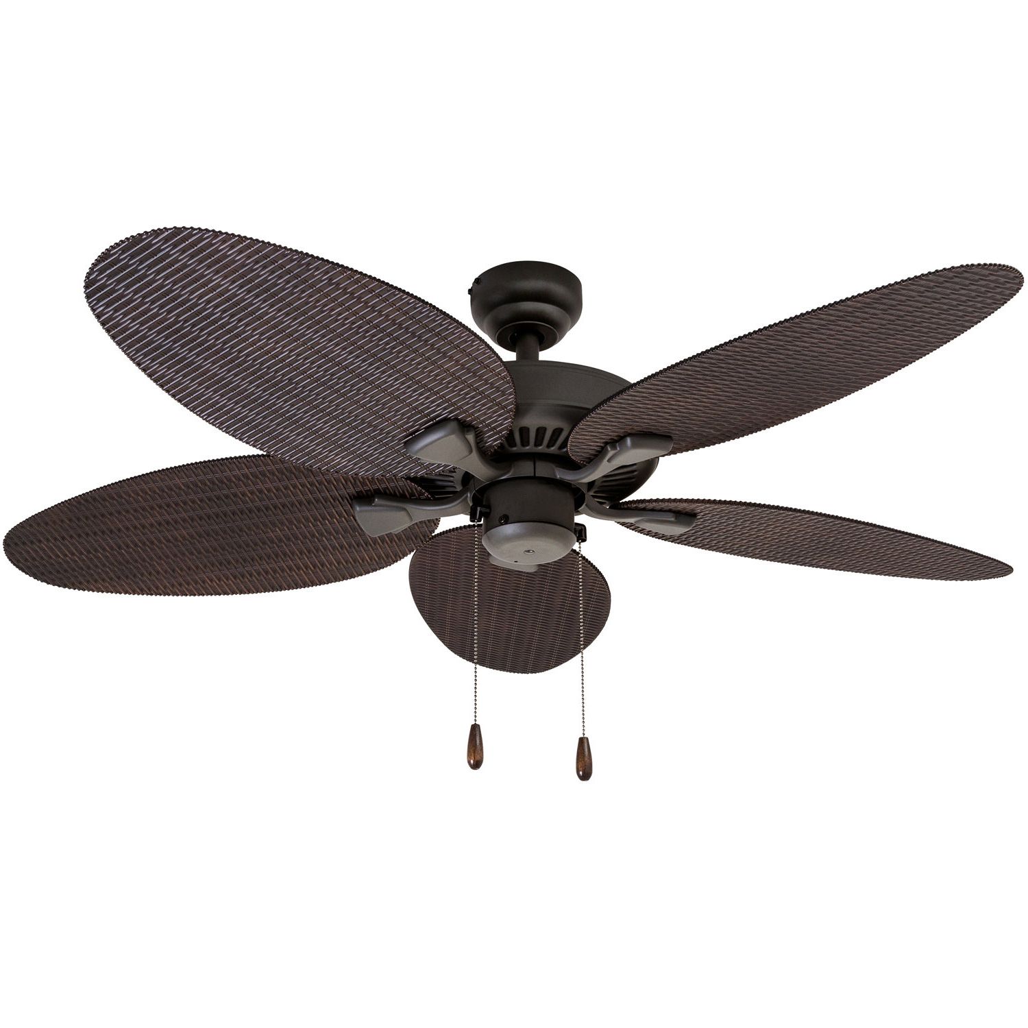 Favorite 48" Kalea 5 Blade Outdoor Ceiling Fan Within Mccarthy 5 Blade Ceiling Fans (Photo 7 of 20)