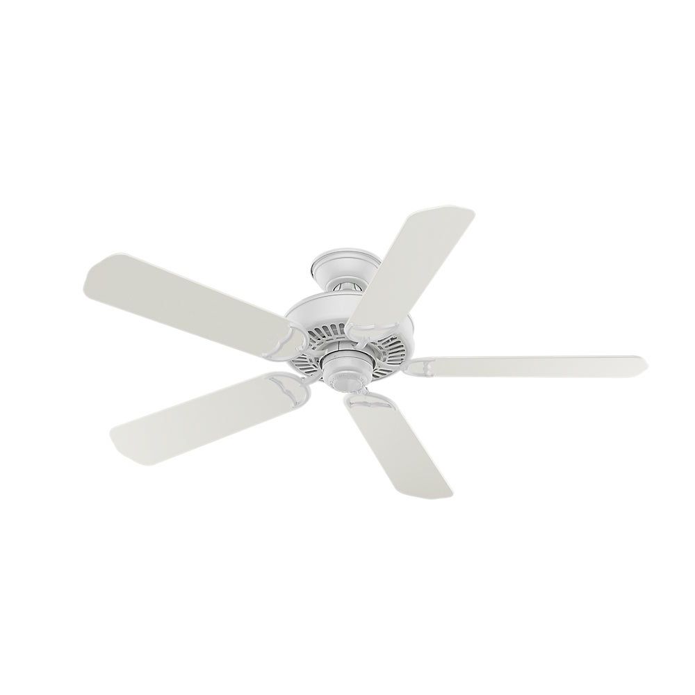 Favorite Casablanca Fan Panama Xlp 52" Snow White W/5 Cottage White/matte Snow White  Reversible Blades Intended For Jules 6 Blade Ceiling Fans (View 20 of 20)
