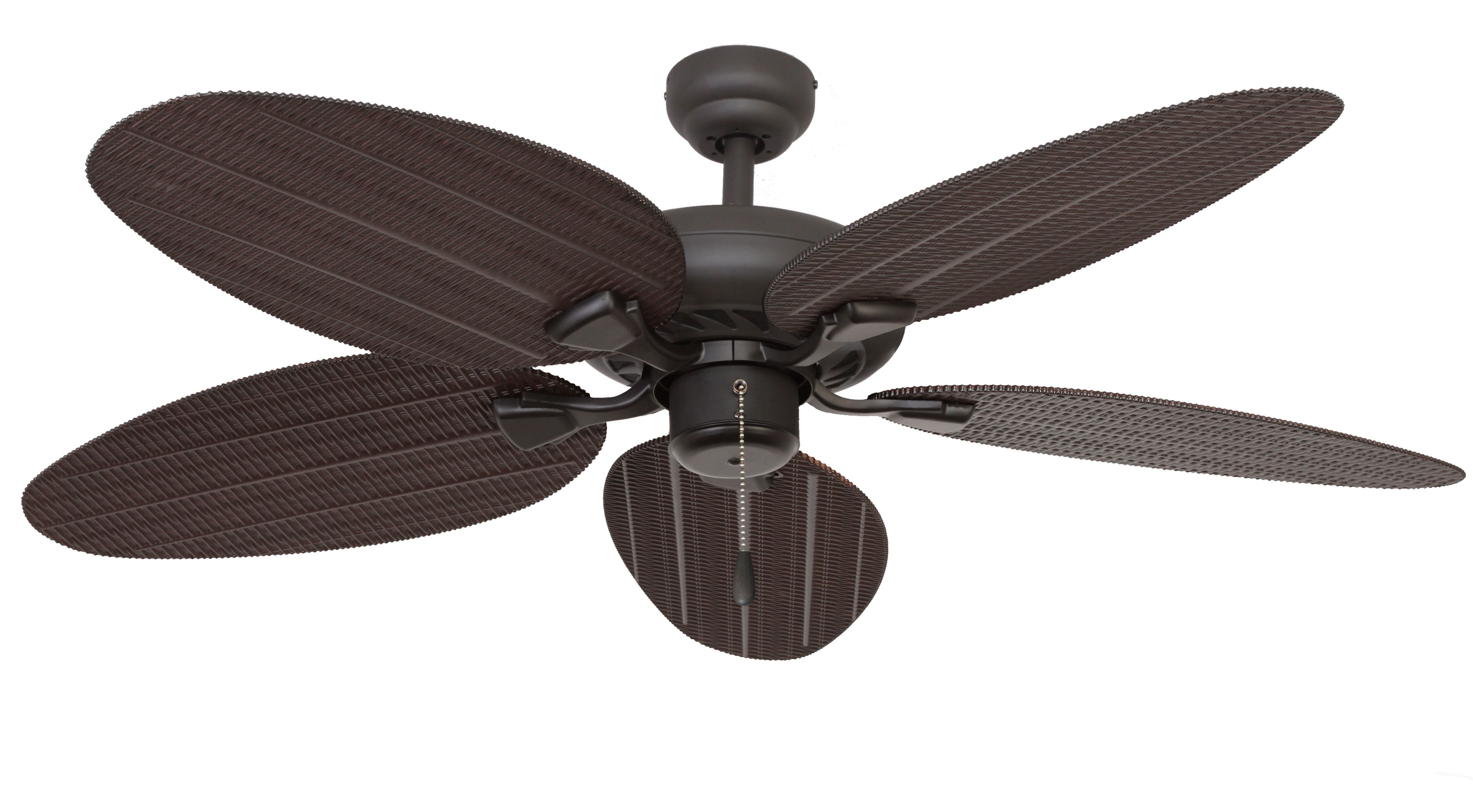 Favorite Kalea 5 Blade Outdoor Ceiling Fans Pertaining To Bayou Breeze 52" Kalea 5 Blade Outdoor Ceiling Fan With Remote (Photo 4 of 20)