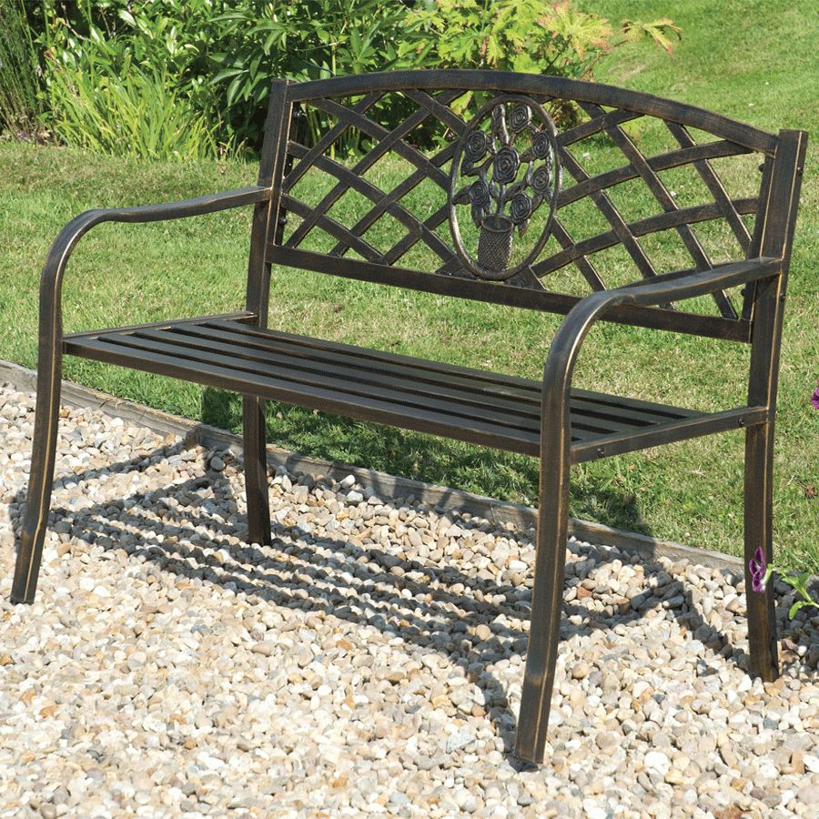 Greenhurst Coalbrookdale Garden Bench With Best And Newest Bence Plastic Outdoor Garden Benches (View 22 of 25)