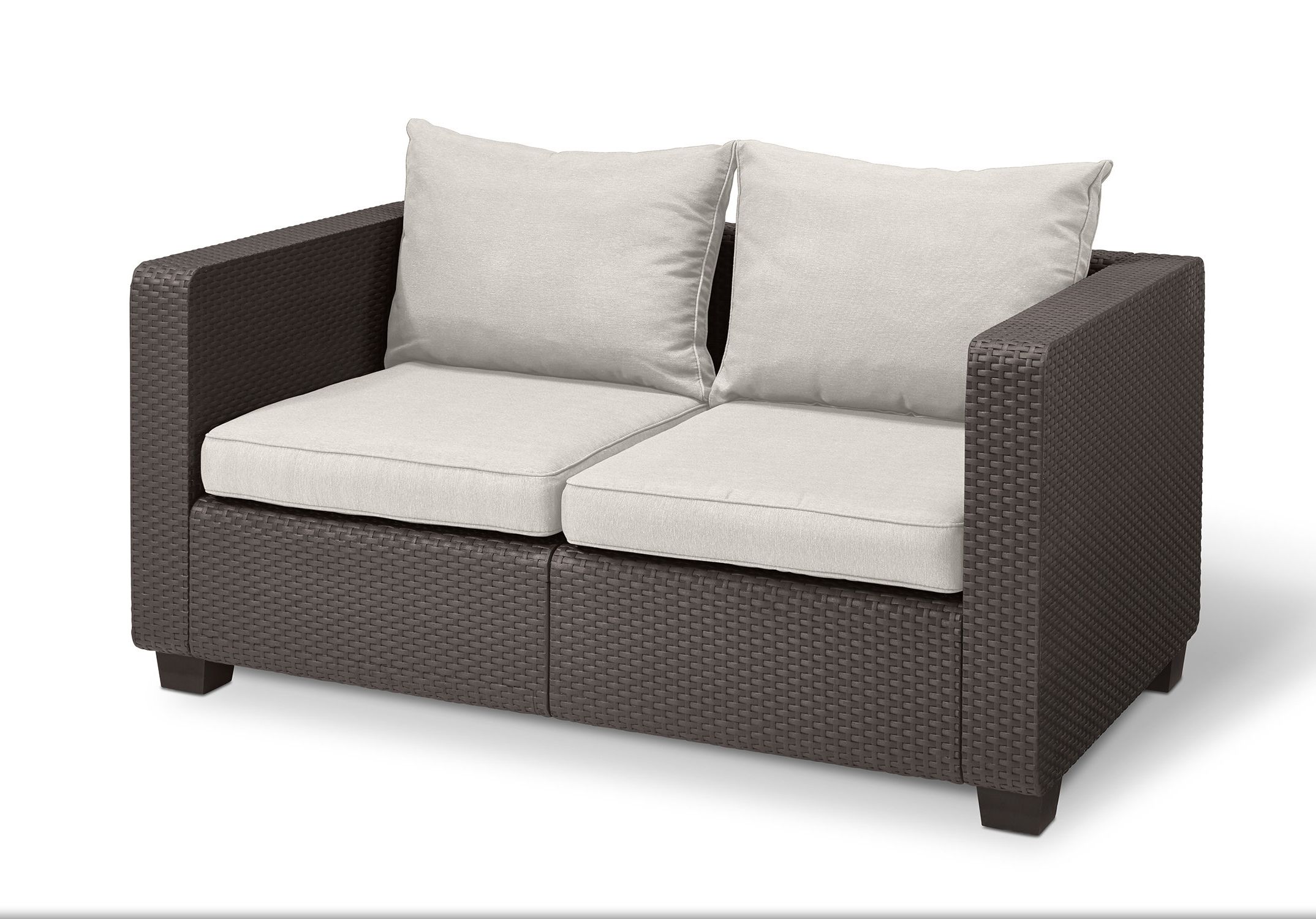 Halloran Loveseat With Sunbrella Cushions Inside Most Up To Date Belton Loveseats With Cushions (Photo 10 of 25)