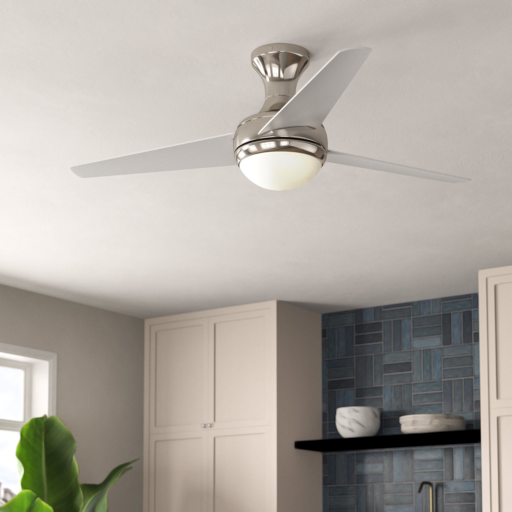 Heskett 3 Blade Led Ceiling Fans With Regard To Most Recent Modern Mercury Row Ceiling Fans (Photo 12 of 20)