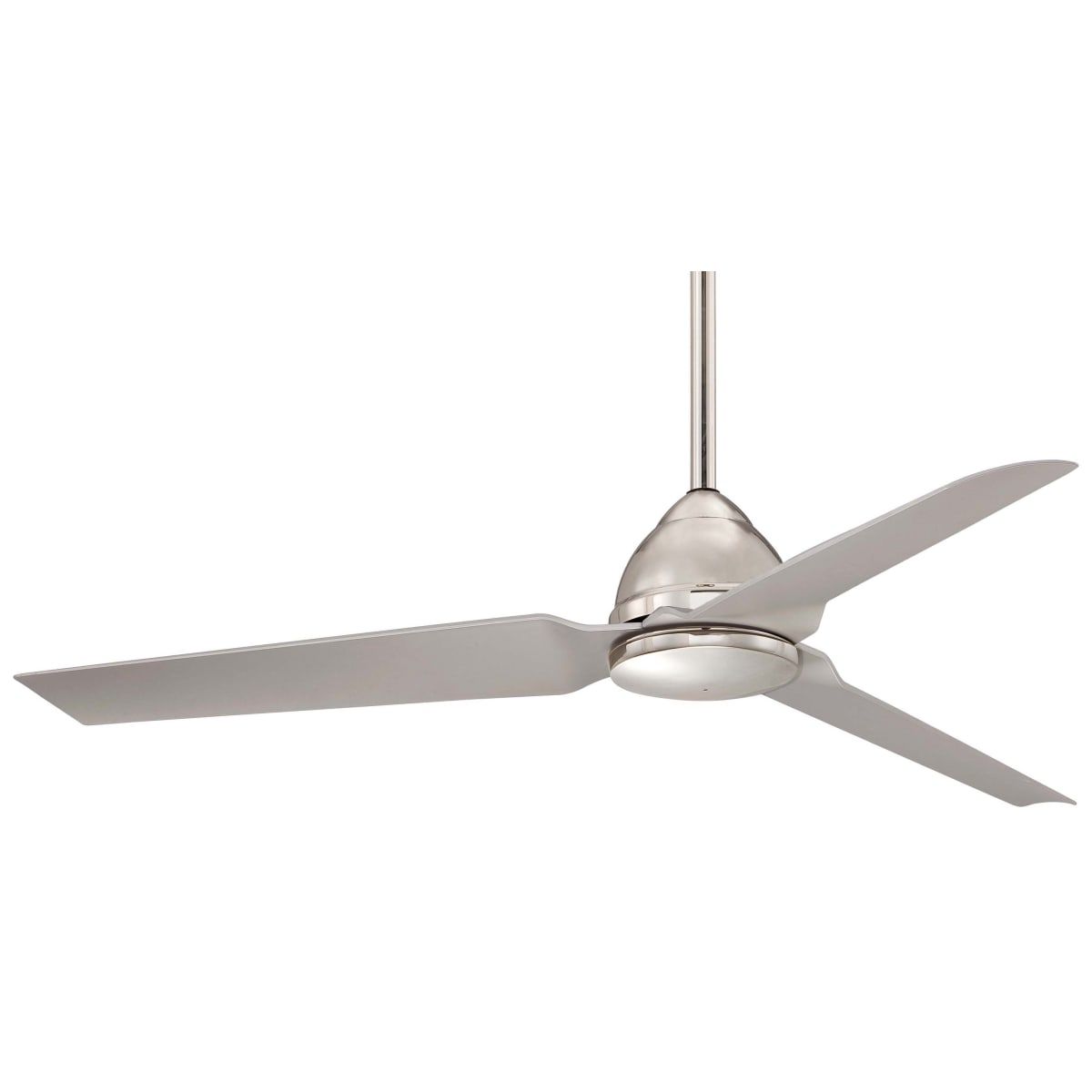 Java 3 Blade Outdoor Ceiling Fans For Well Known Minkaaire F753 Bnw Brushed Nickel Wet 3 Blade 54" Java (Photo 17 of 20)