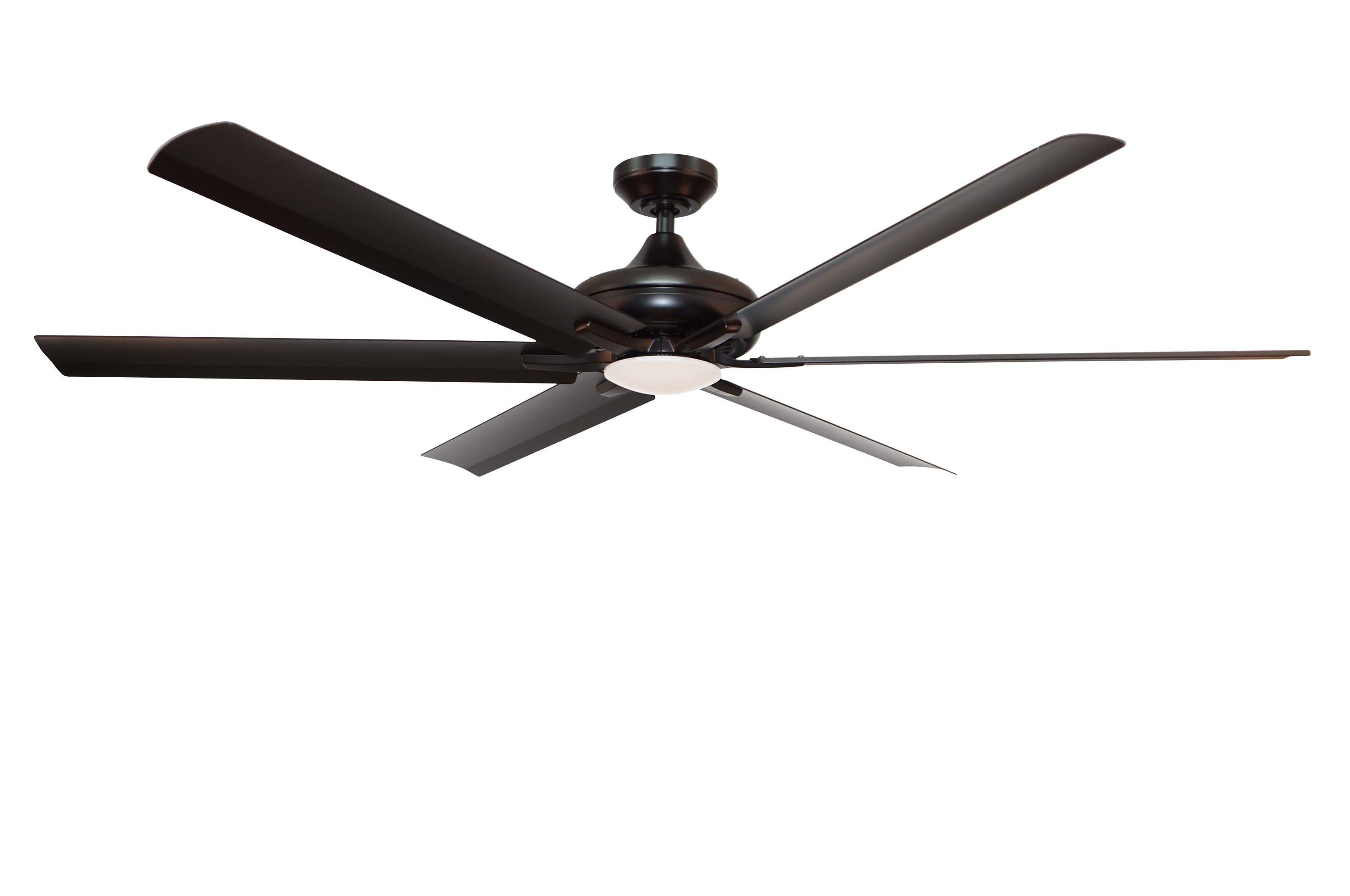 Joanne Windmill 15 Blade Ceiling Fans Intended For Most Recent Darby Home Co 70" Ayling 6 Blade Ceiling Fan With Remote, Light Kit Included (View 19 of 20)