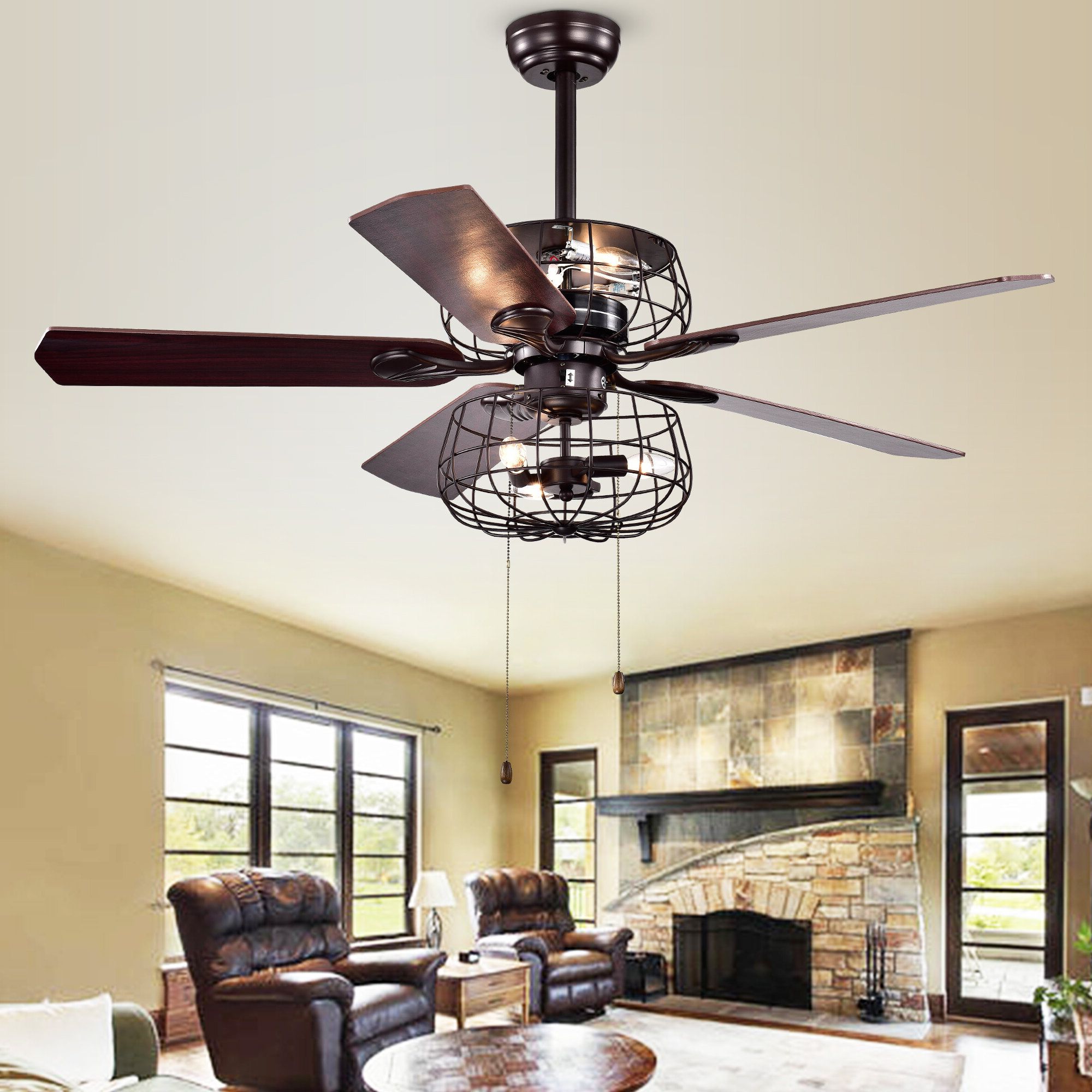 Kaiya 5 Blade Ceiling Fan, Light Kit Included With Regard To 2020 Marcoux 5 Blade Ceiling Fans (View 9 of 20)