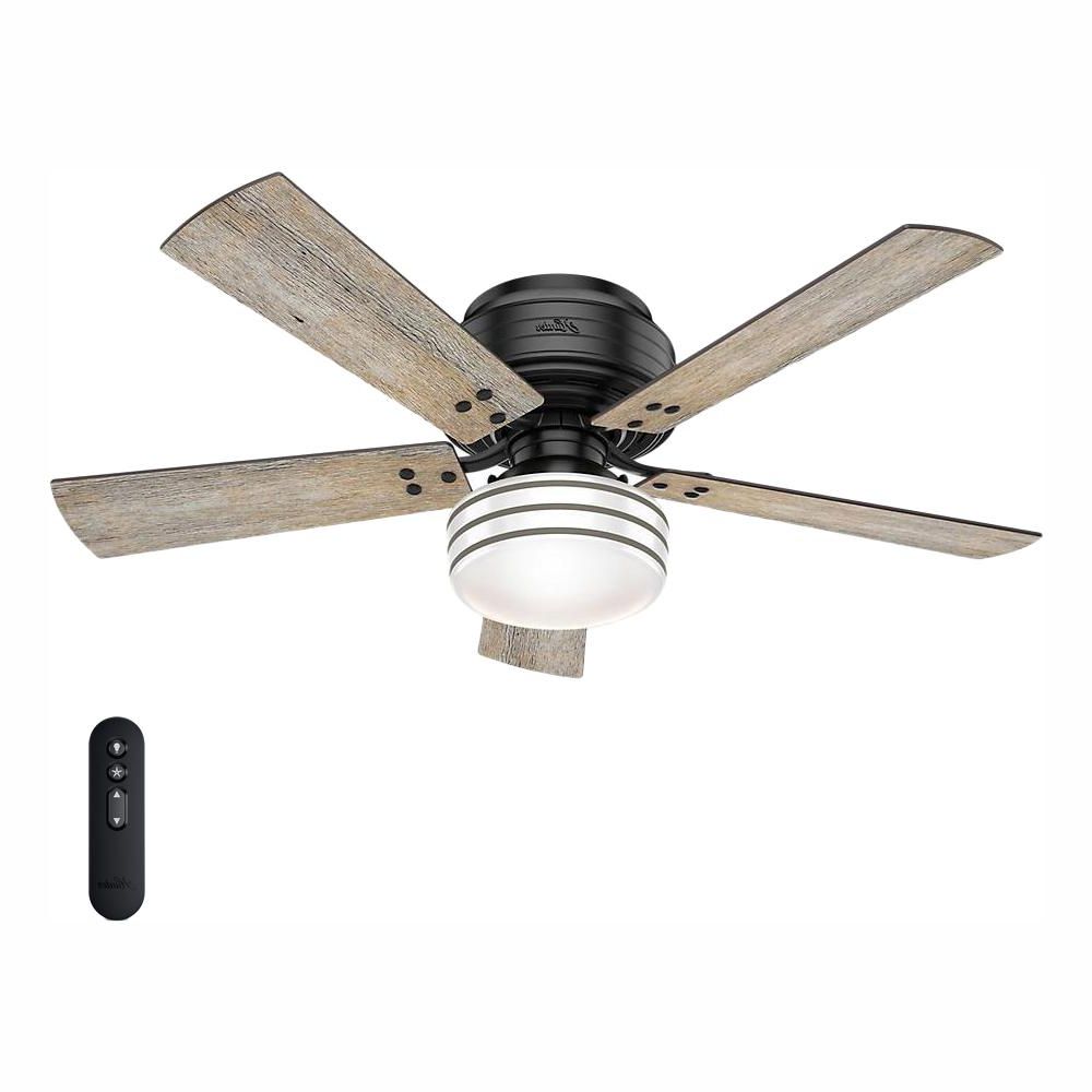 Key Biscayne 5 Blade Outdoor Ceiling Fans Regarding Most Recent Hunter Cedar Key 52 In (View 7 of 20)