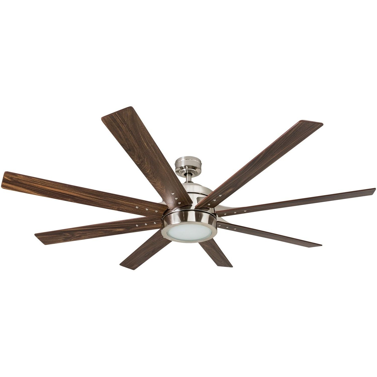 Loki 4 Blade Led Ceiling Fans In Most Recent Honeywell Xerxes 62" Brushed Nickel Led Remote Control (Photo 8 of 20)