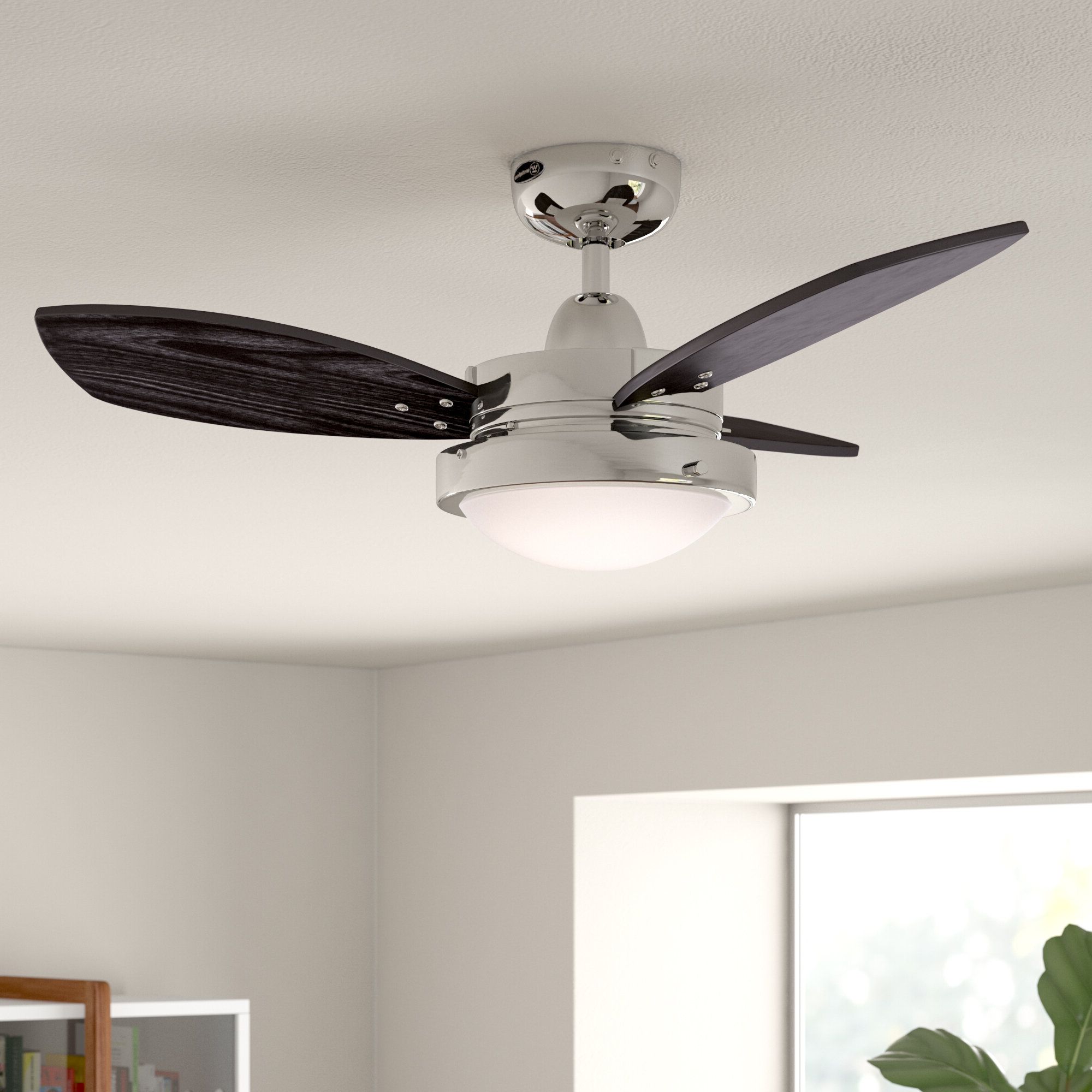 Loki 4 Blade Led Ceiling Fans In Well Liked 30" Heskett 3 Blade Led Ceiling Fan With Light Kit Included (Photo 16 of 20)