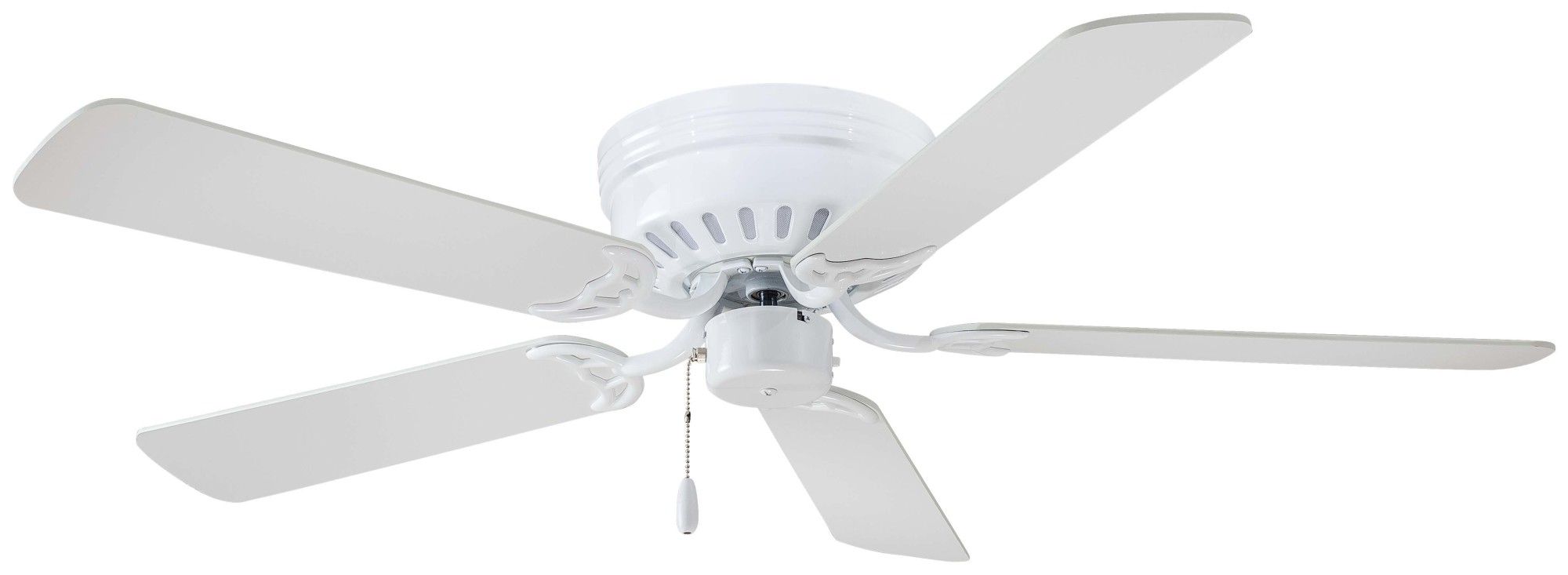 Mesa 5 Blade Ceiling Fans With Regard To Well Known Details About Minkaaire F565 Wh 5 Blade 52" Close To Ceiling Fan – Blades  Included – White (View 4 of 20)