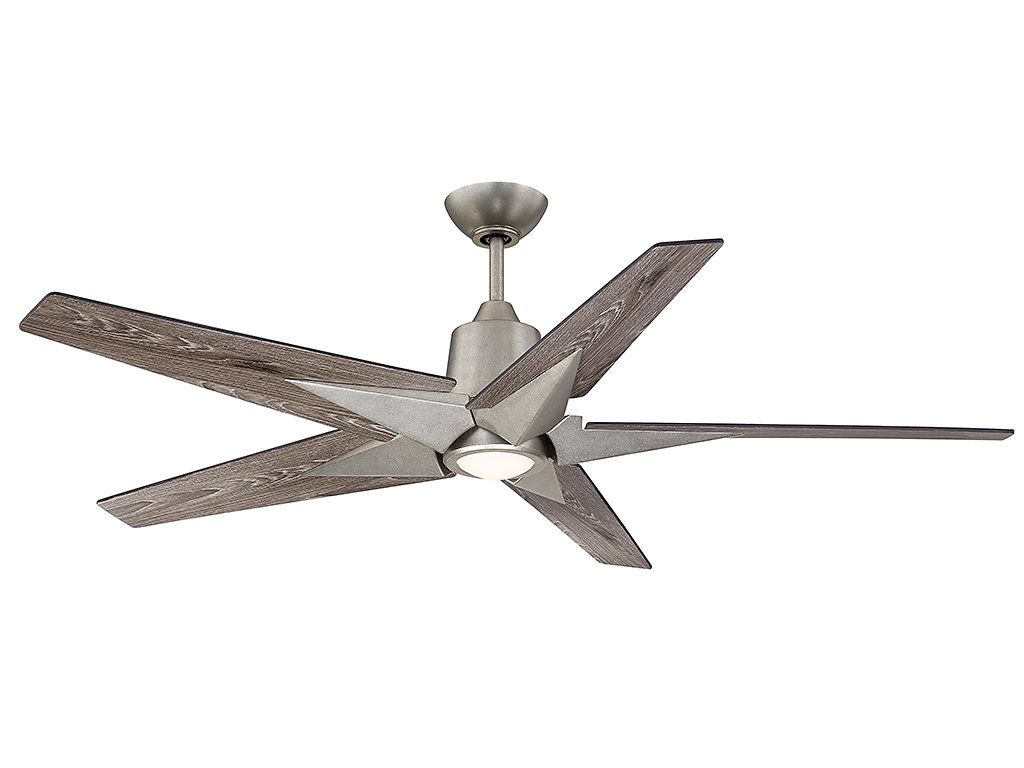 Most Current 56'' St Annes Kenham 5 Blade Led Ceiling Fan With Remote, Light Kit Included Pertaining To 5 Blade Ceiling Fans (View 10 of 20)
