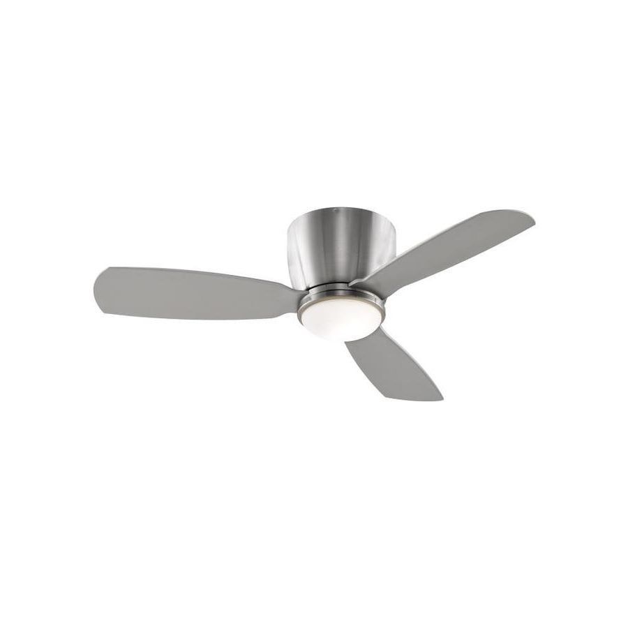 Most Recently Released Fanimation Embrace 44 In Indoor Flush Mount Ceiling Fan With Throughout Smoak 3 Blade Ceiling Fans (View 8 of 20)