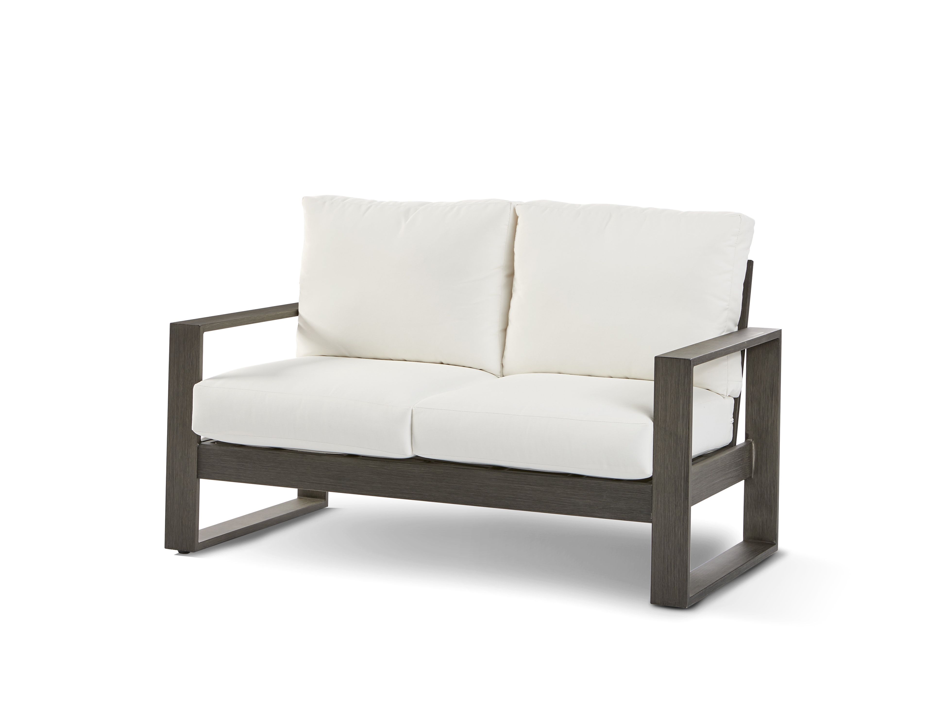 Most Recently Released Lyall Loveseats With Cushion With Regard To Sheppard Patio Loveseat With Cushion (View 17 of 20)
