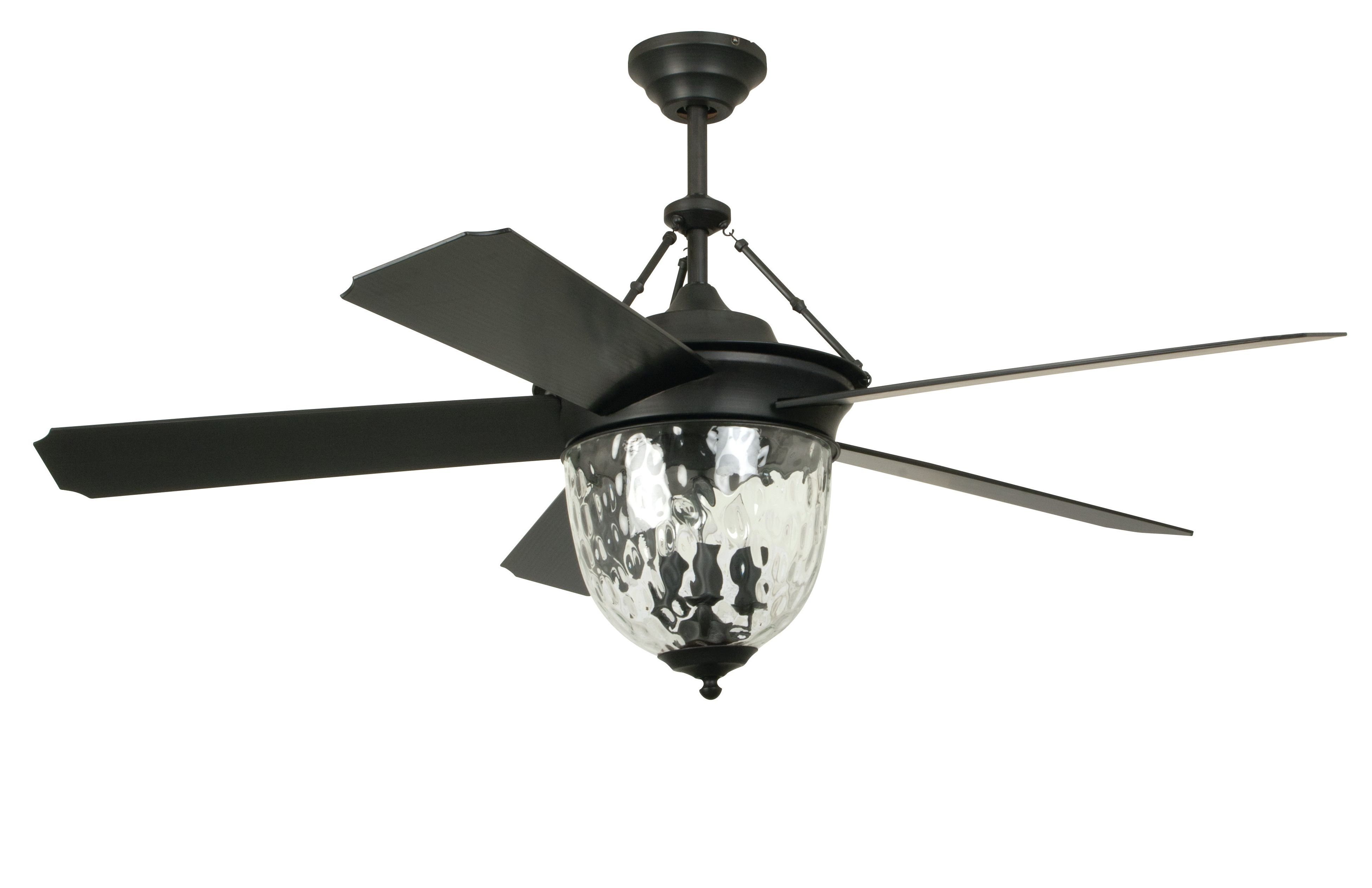 Most Up To Date 52" Fairmead 5 Blade Ceiling Fan With Wall Remote For Lazlo 3 Blade Ceiling Fans With Remote (Photo 11 of 20)