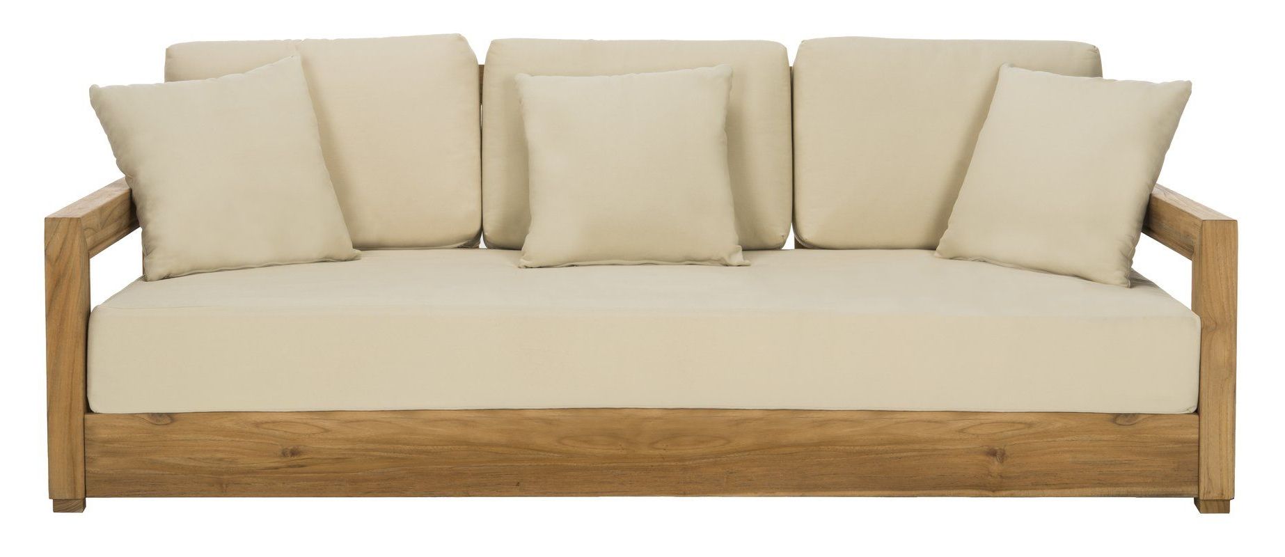 Most Up To Date Lakeland Patio Sofa With Cushions (View 1 of 20)