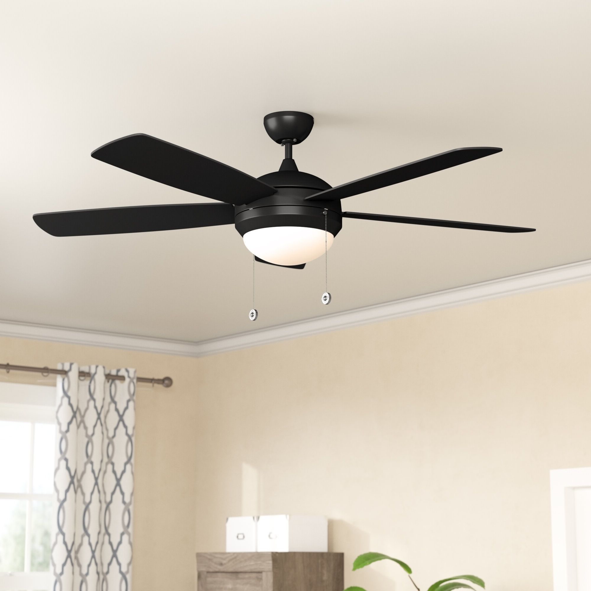 Newest Creslow 5 Blade Ceiling Fans With 52" Anais Classic 5 Blade Led Ceiling Fan (View 9 of 20)