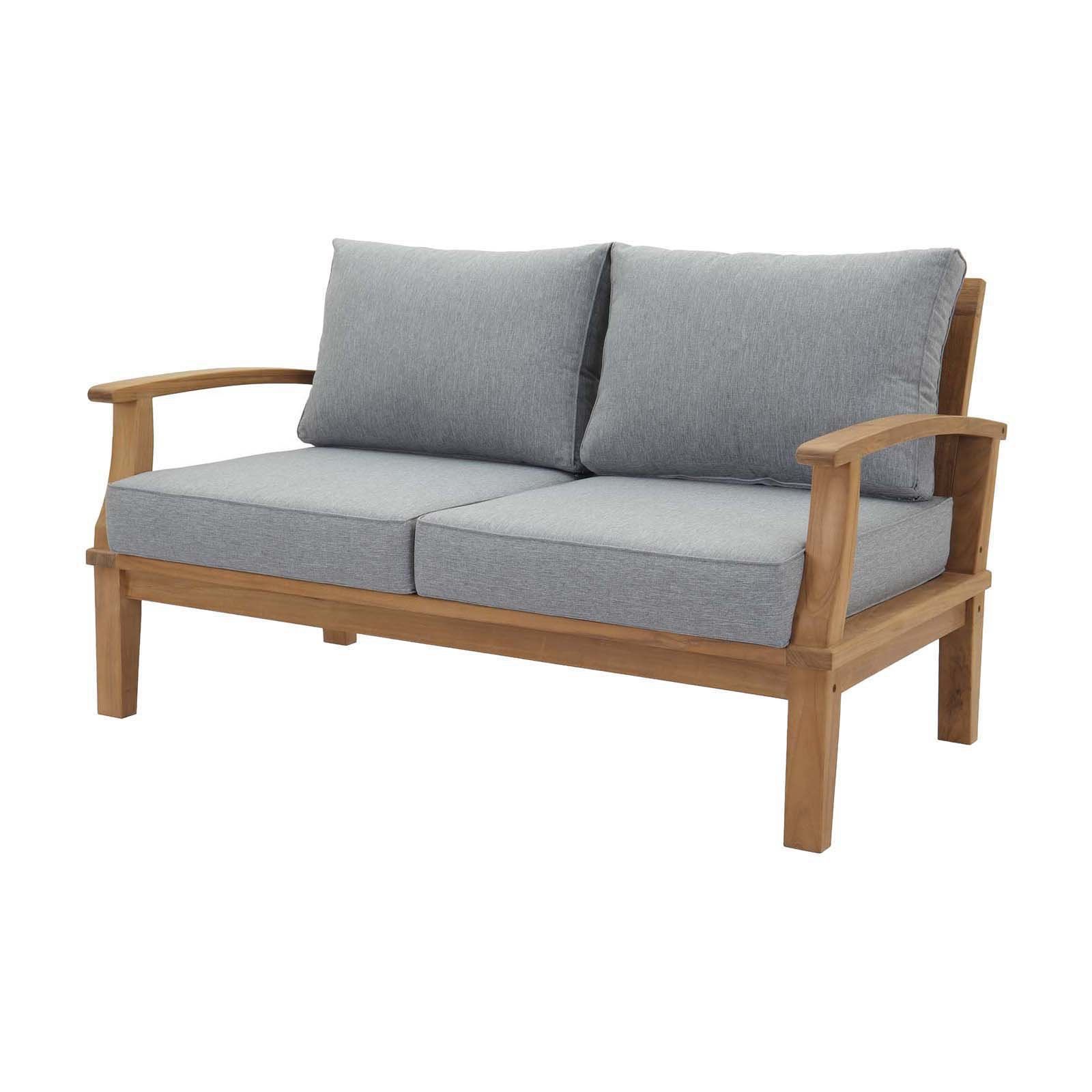 Newest Modway Marina Outdoor Patio Loveseat White (View 13 of 20)