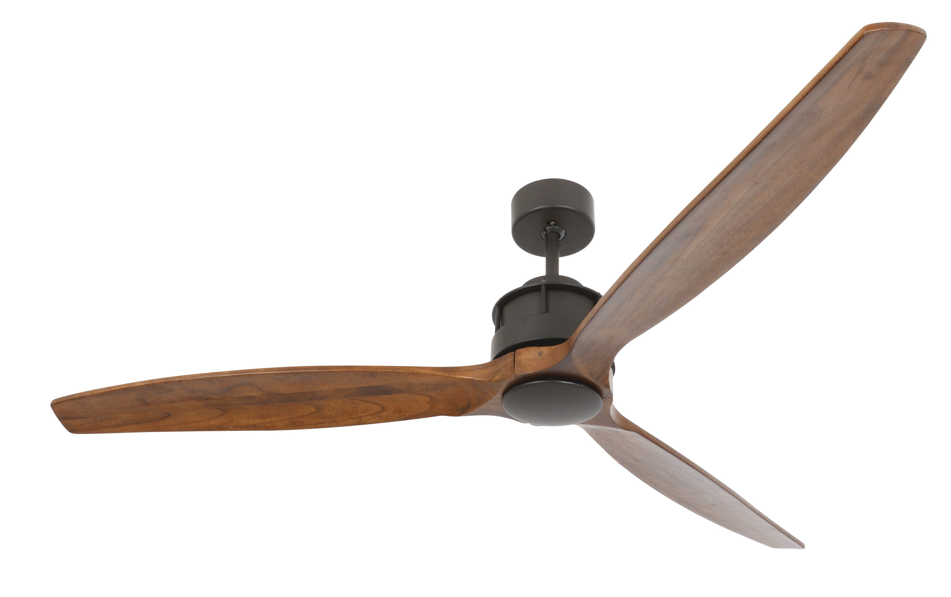 Orren Ellis 60" Hutton Akmani 3 Blade Smart Ceiling Fan With Remote For Best And Newest Aker 3 Blade Led Ceiling Fans (View 5 of 20)