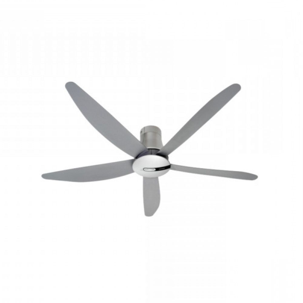 Panasonic Econavi 5 Blade 9 Speed Ceiling Fan 60" Long Pipe Regarding Well Known 5 Blade Ceiling Fans (Photo 17 of 20)