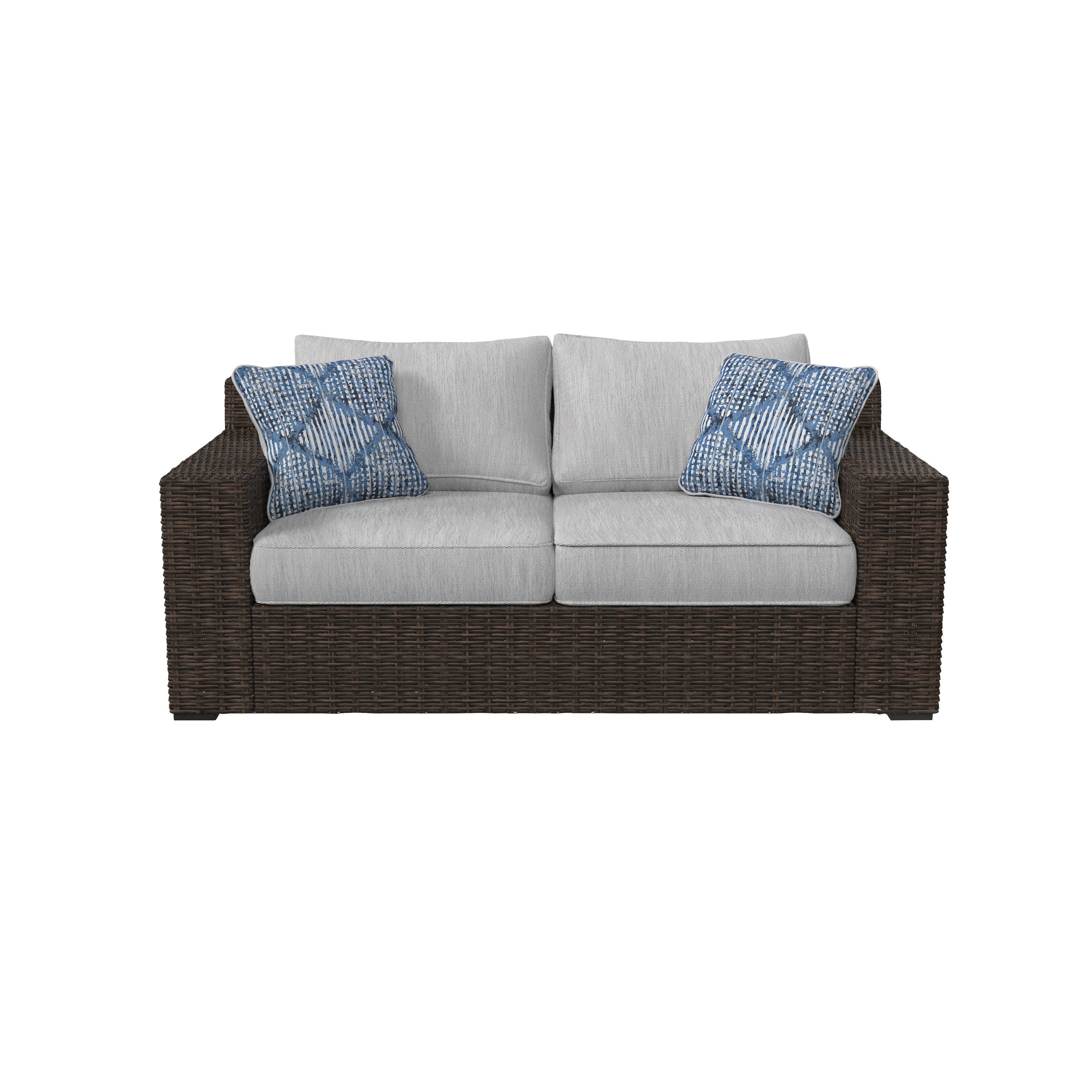 Tripp Loveseats With Cushions Within Most Recently Released Oreland Loveseat With Cushions (View 12 of 20)
