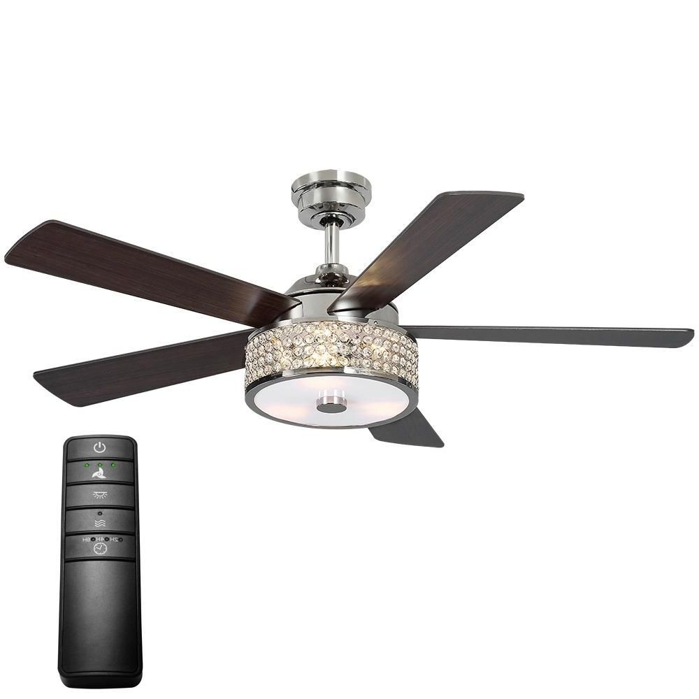 Troy 3 Blade Led Ceiling Fans In Popular Home Decorators Collection Montclaire 52 In (View 18 of 20)