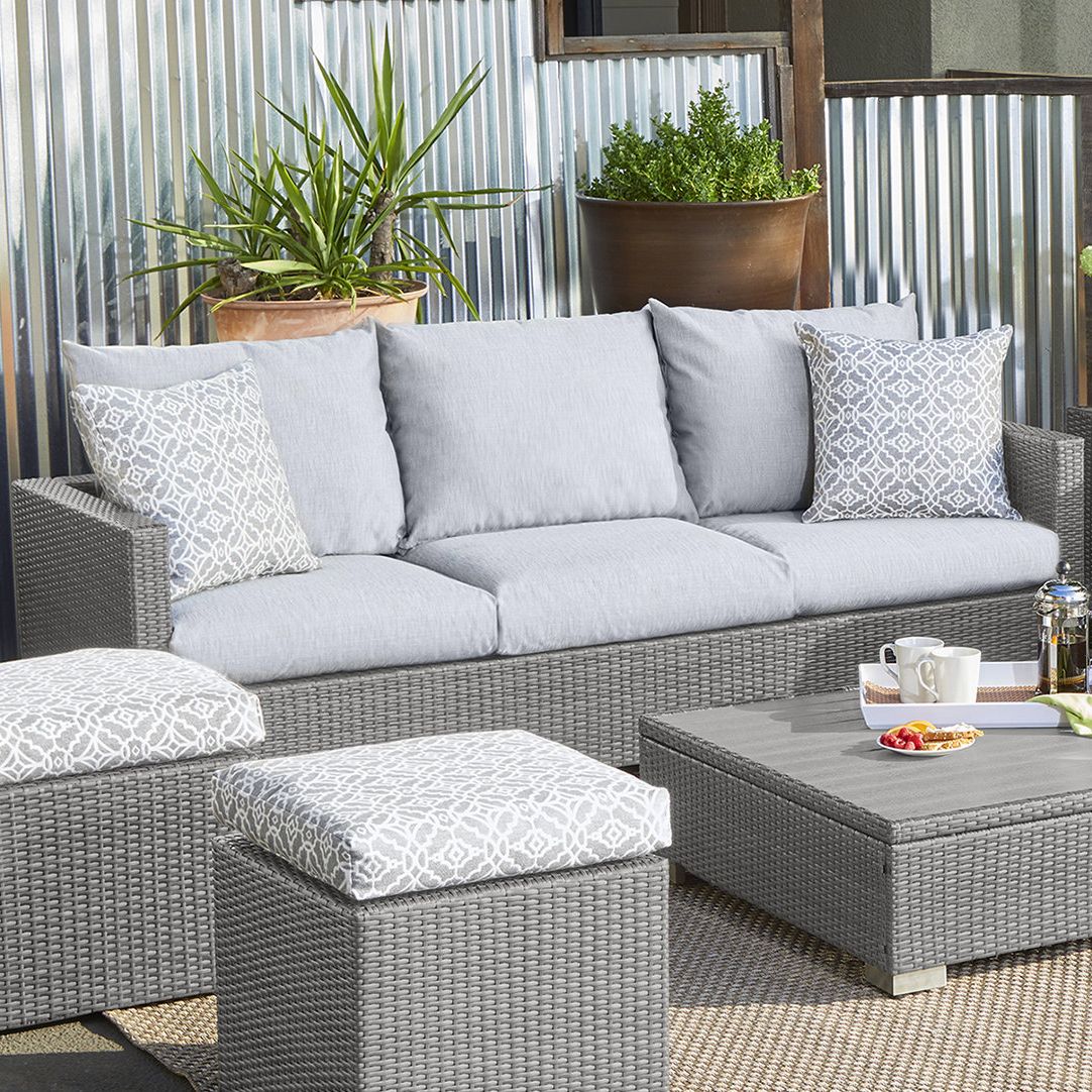 Well Liked Yoselin Patio Sofas With Cushions Pertaining To Mcmanis Patio Sofa With Cushion (View 9 of 20)