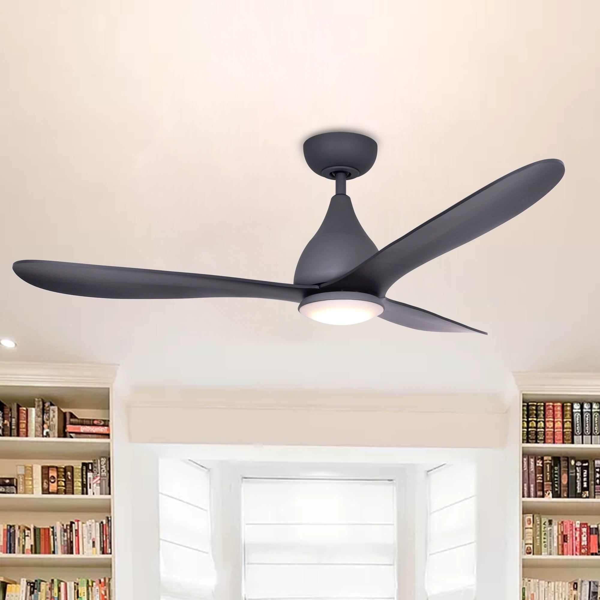 Wisp 3 Blade Led Ceiling Fans For 2020 Charcoal Wisp 48 Inch Ceiling Fan With 3 Blades (View 7 of 20)