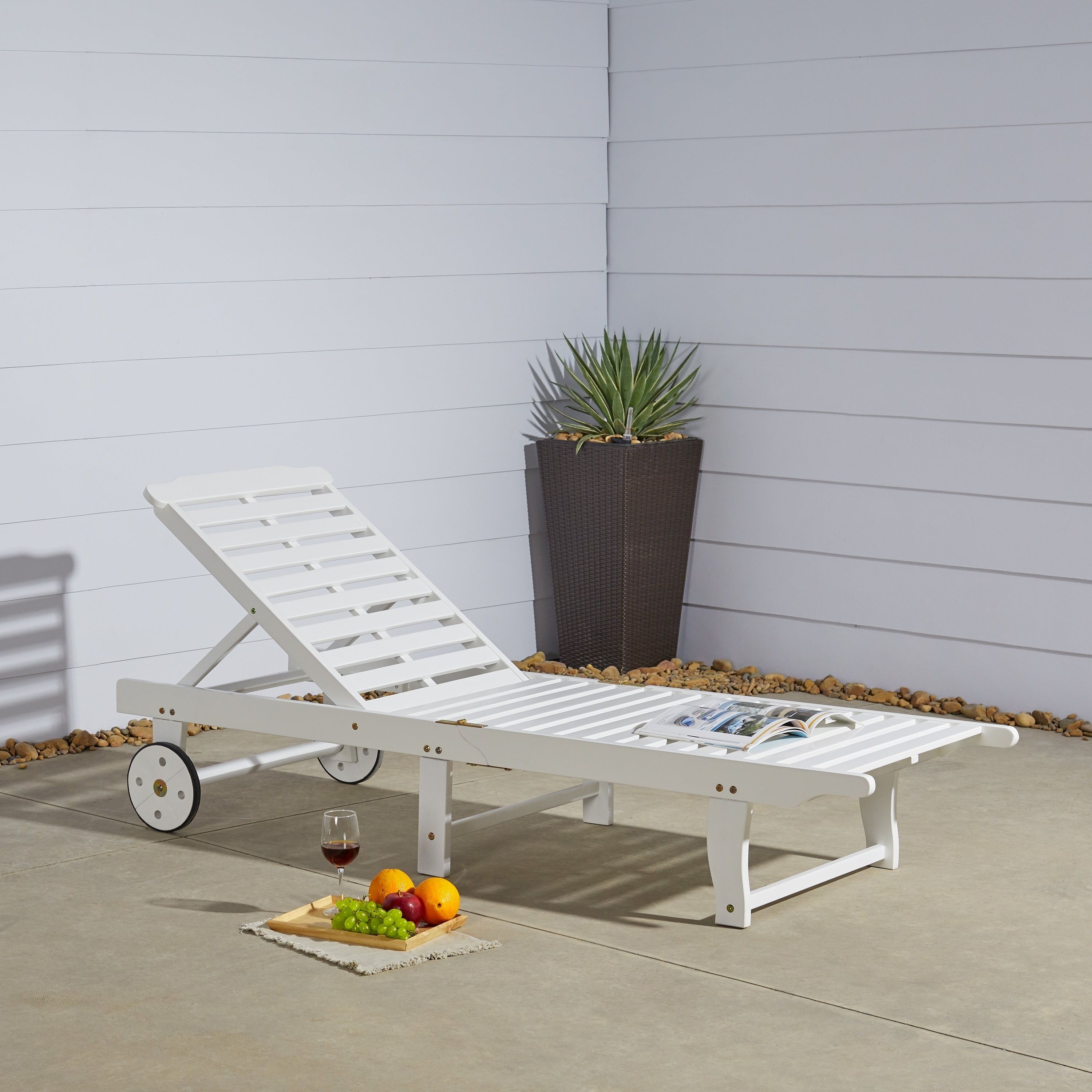 2020 Havenside Home Surfside Rutkoske Outdoor Wood Chaise Lounges Pertaining To Havenside Home Surfside Rutkoske Outdoor Wood Chaise Lounge (View 4 of 25)