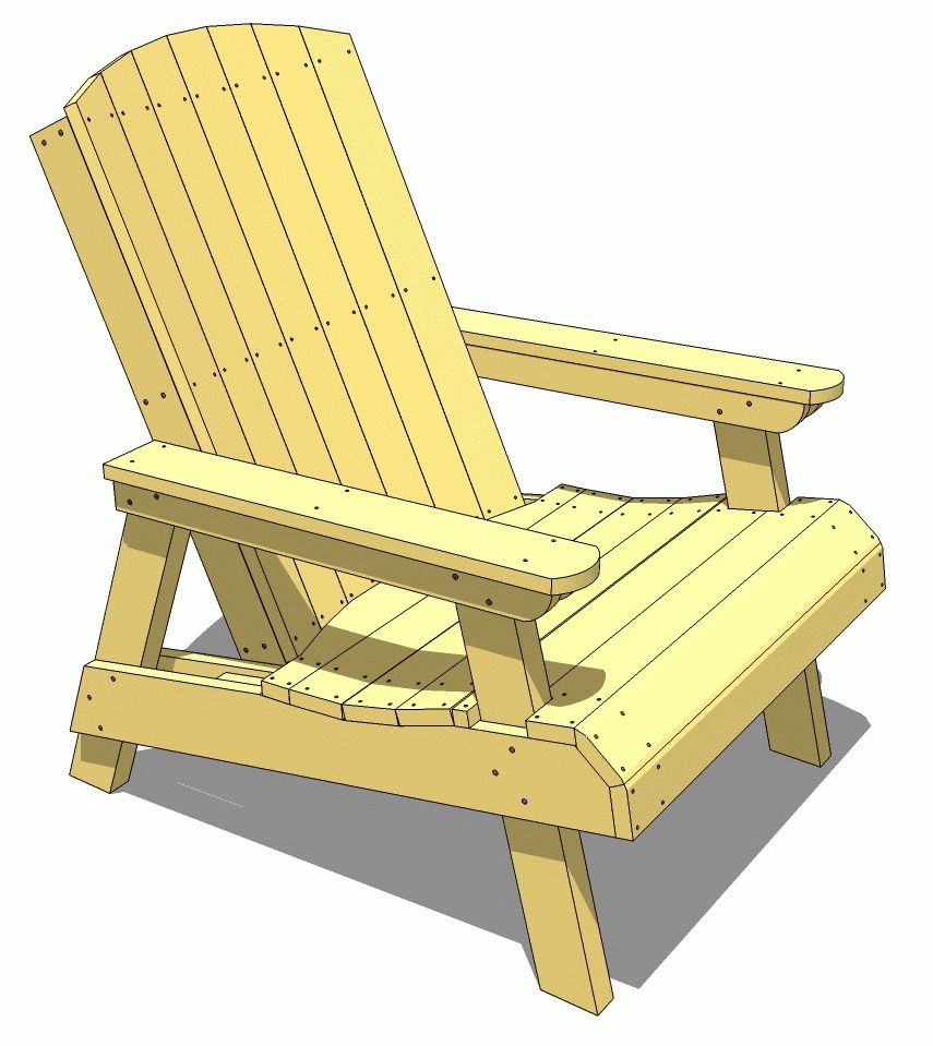 Best And Newest Handmade White Folding Adirondack Pull Out Footrest Chairs Intended For 35 Free Diy Adirondack Chair Plans & Ideas For Relaxing In (View 4 of 25)