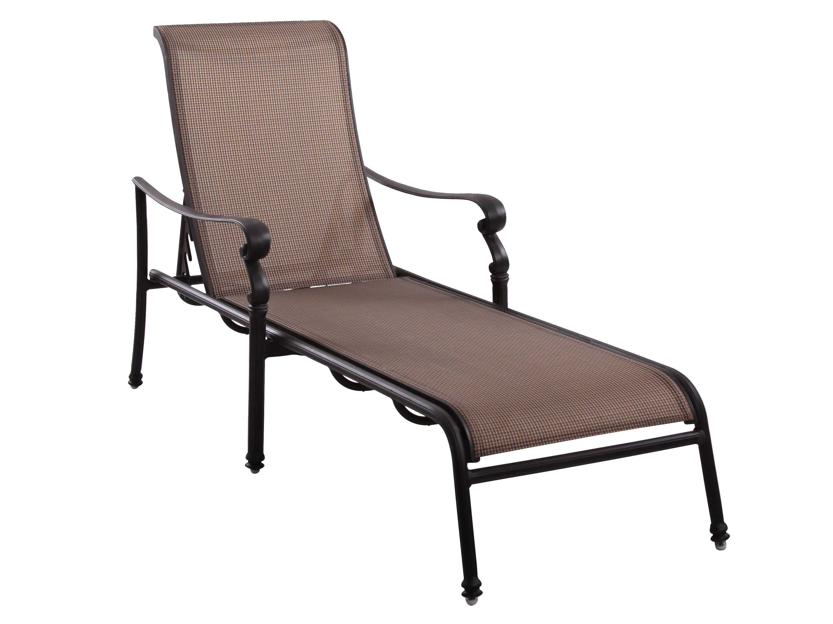 Darlee Outdoor Living Standard Monterey Cast Aluminum Antique Bronze Chaise  Lounge With 2019 Outdoor Aluminum Chaise Lounges (Photo 23 of 25)