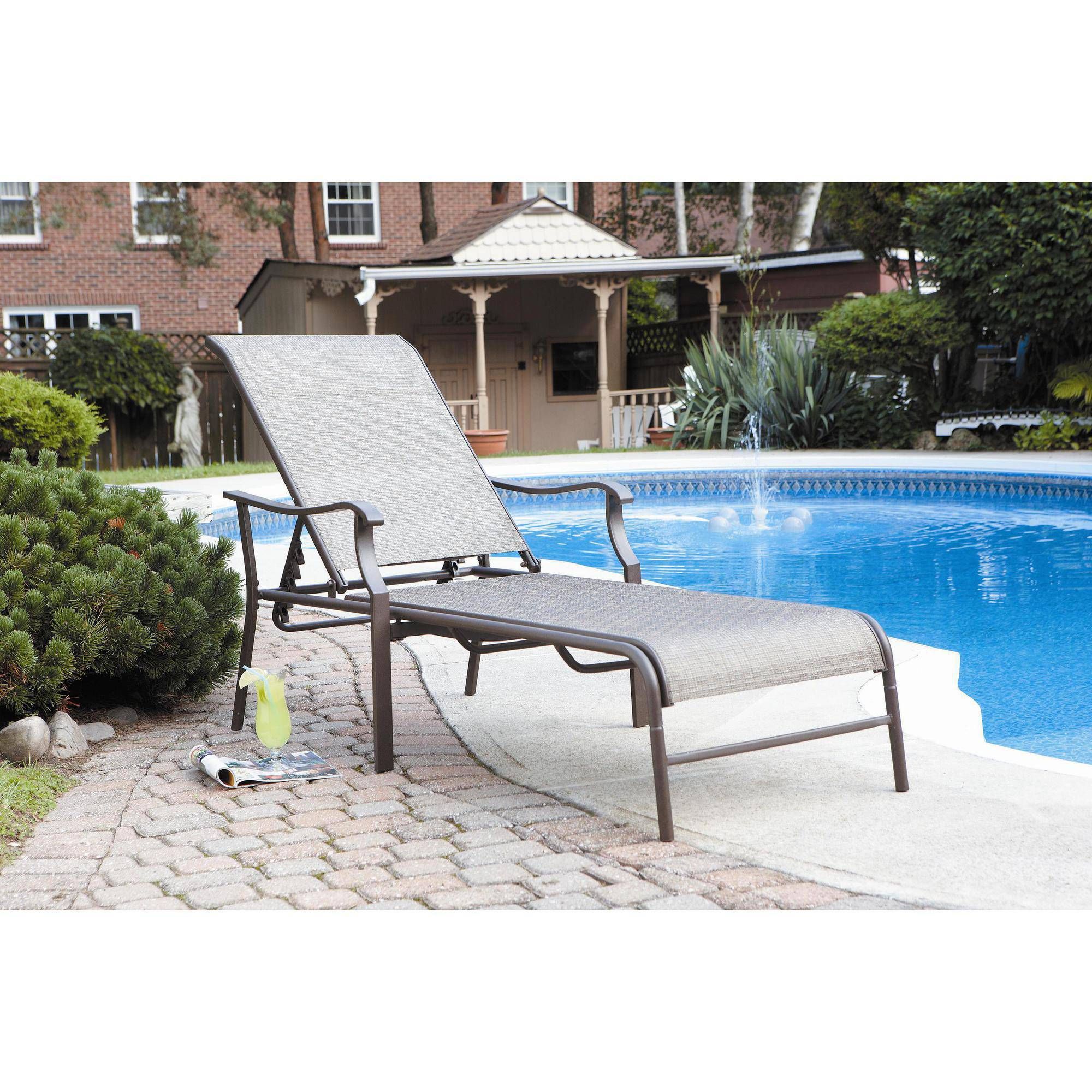 Famous Sling Patio Chaise Lounges Intended For Outsunny Pe Rattan Wicker Folding Patio Chaise Lounge Chair (View 24 of 25)