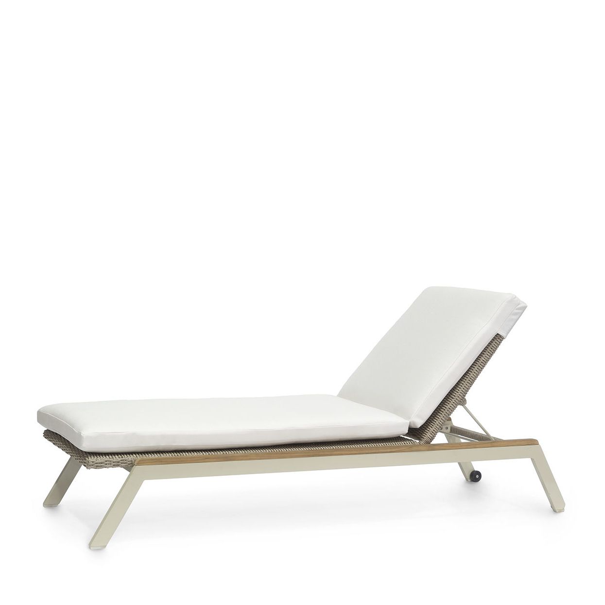 Fashionable Chaise Lounge Chairs In Bronze With Oatmeal Cushions Pertaining To Palecek (View 21 of 25)