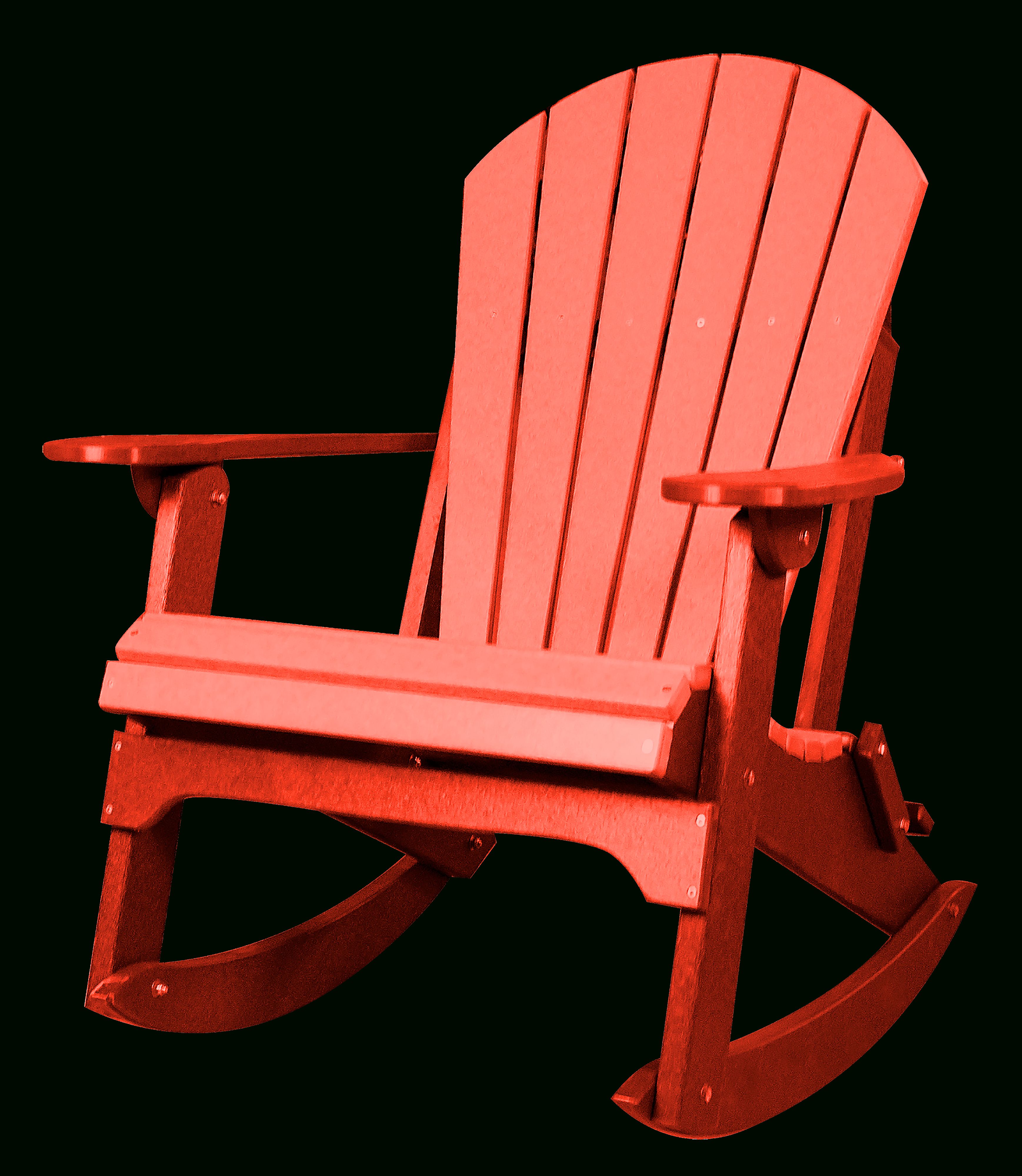 Fashionable Handmade White Folding Adirondack Pull Out Footrest Chairs Throughout Adirondack Rocking Chair (View 23 of 25)