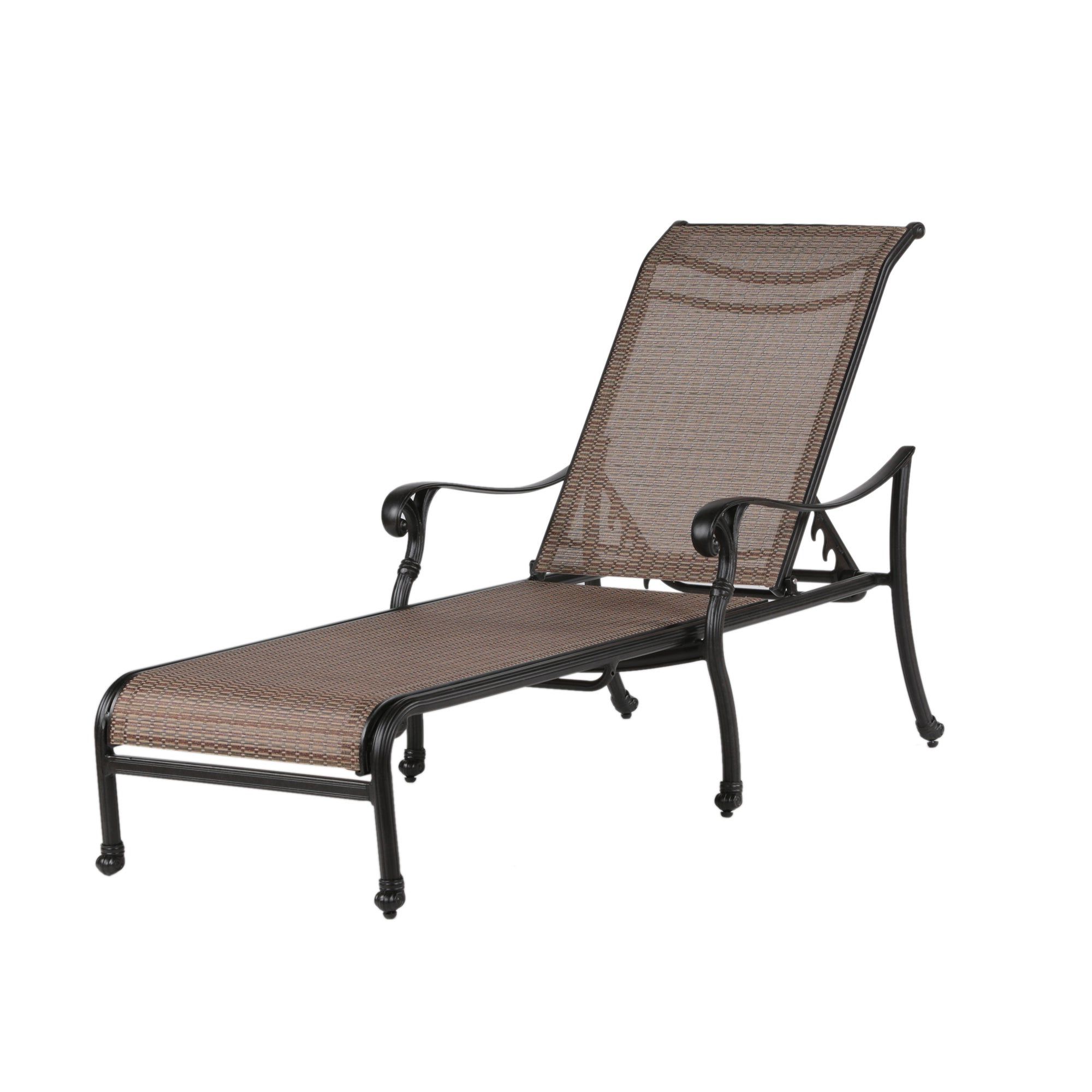 Havenside Home Fenwick Chaise Lounge Chairs With Preferred Havenside Home Manasquan Cast Aluminum Reclining Sling Chaise Lounger (View 11 of 25)