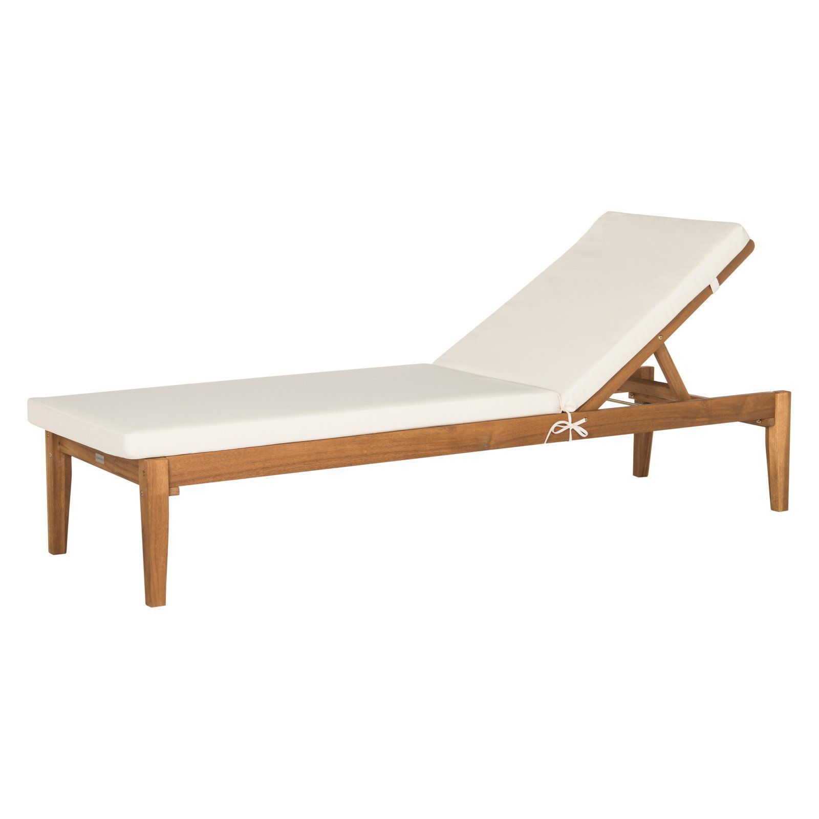 Havenside Home Surfside Rutkoske Outdoor Wood Chaise Lounges For Current Safavieh Arcata Sunlounger Outdoor Chaise Lounge Chair In (View 19 of 25)