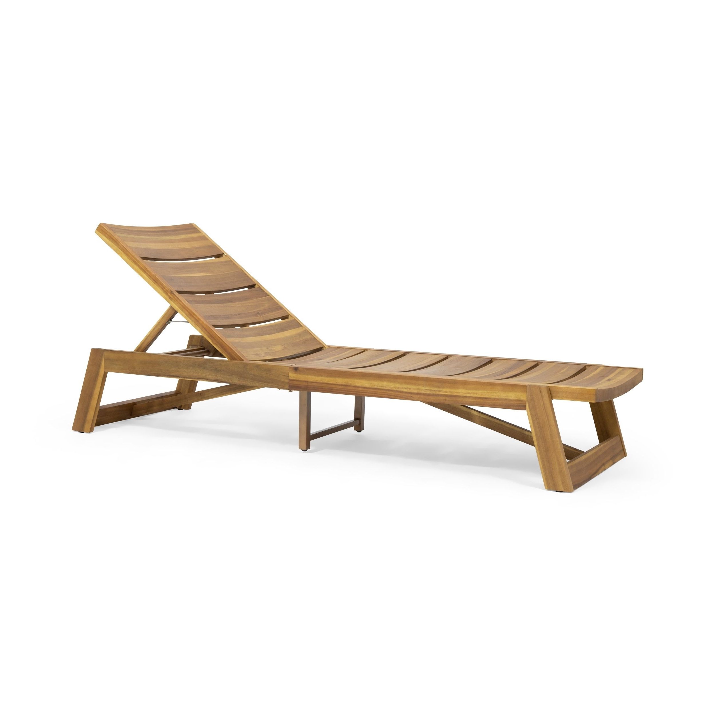 Featured Photo of 25 Ideas of Maki Outdoor Wood Chaise Lounges