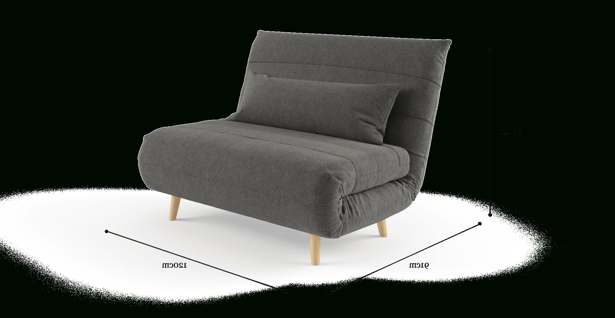 Maki Outdoor Wood Chaise Lounges Regarding Newest Maki Sofa Bed (View 25 of 25)