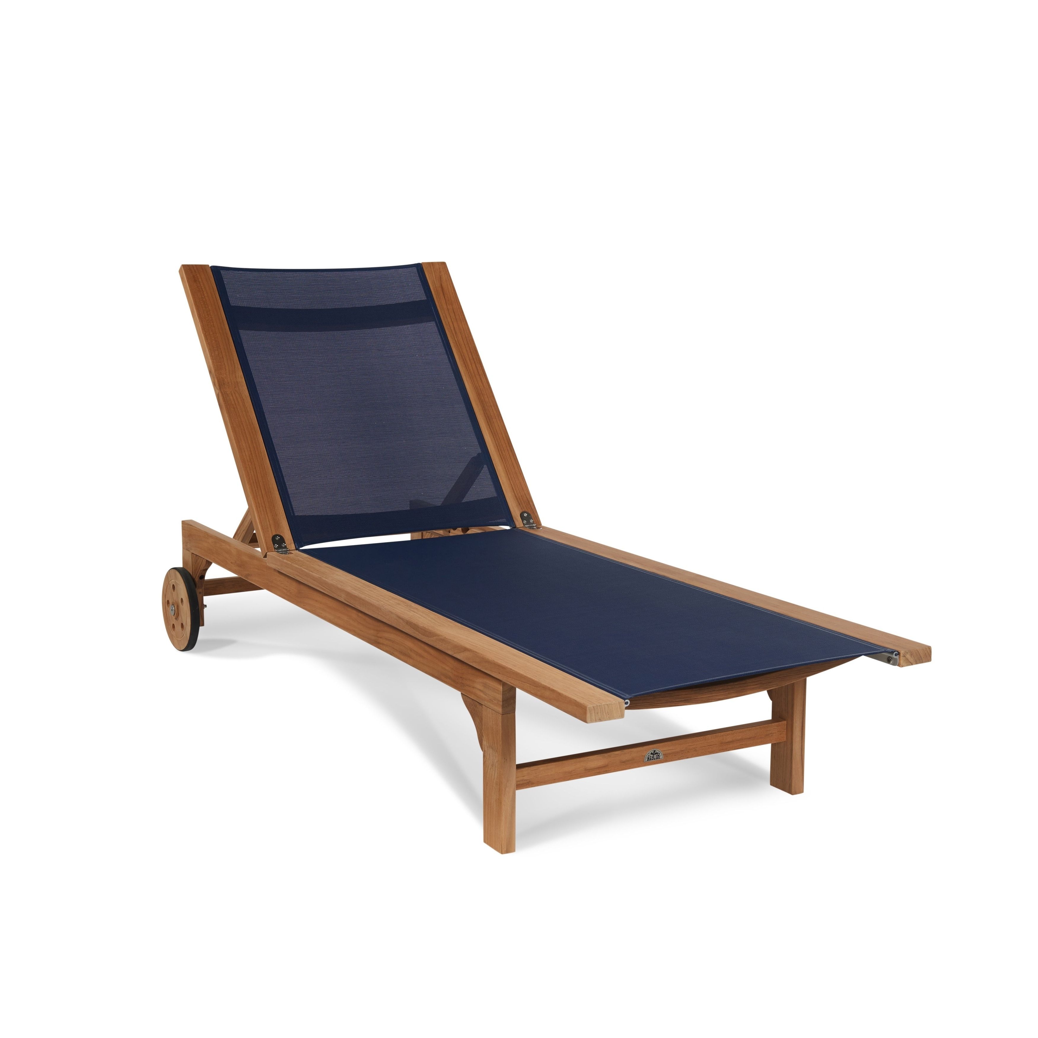 Most Recently Released Montauk Teak And Mesh Sun Lounger For Hiteak Pearl Chaise Lounges In Black Mesh Fabric (View 7 of 25)