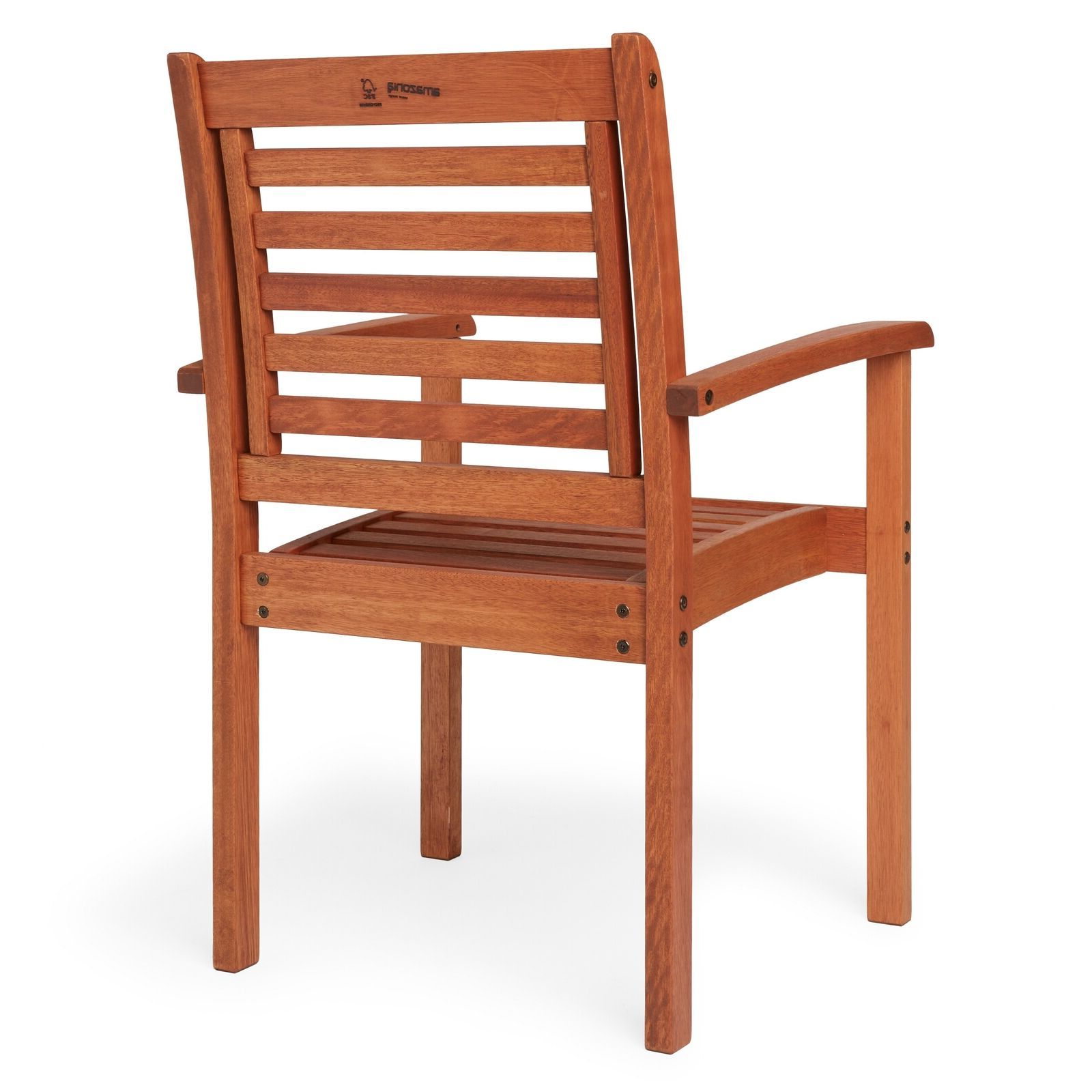 Newest Havenside Home Tottenville Eucalyptus Wood Stackable Chair – Brown N/a Intended For Havenside Home Tottenville Eucalyptus Loungers (View 18 of 25)