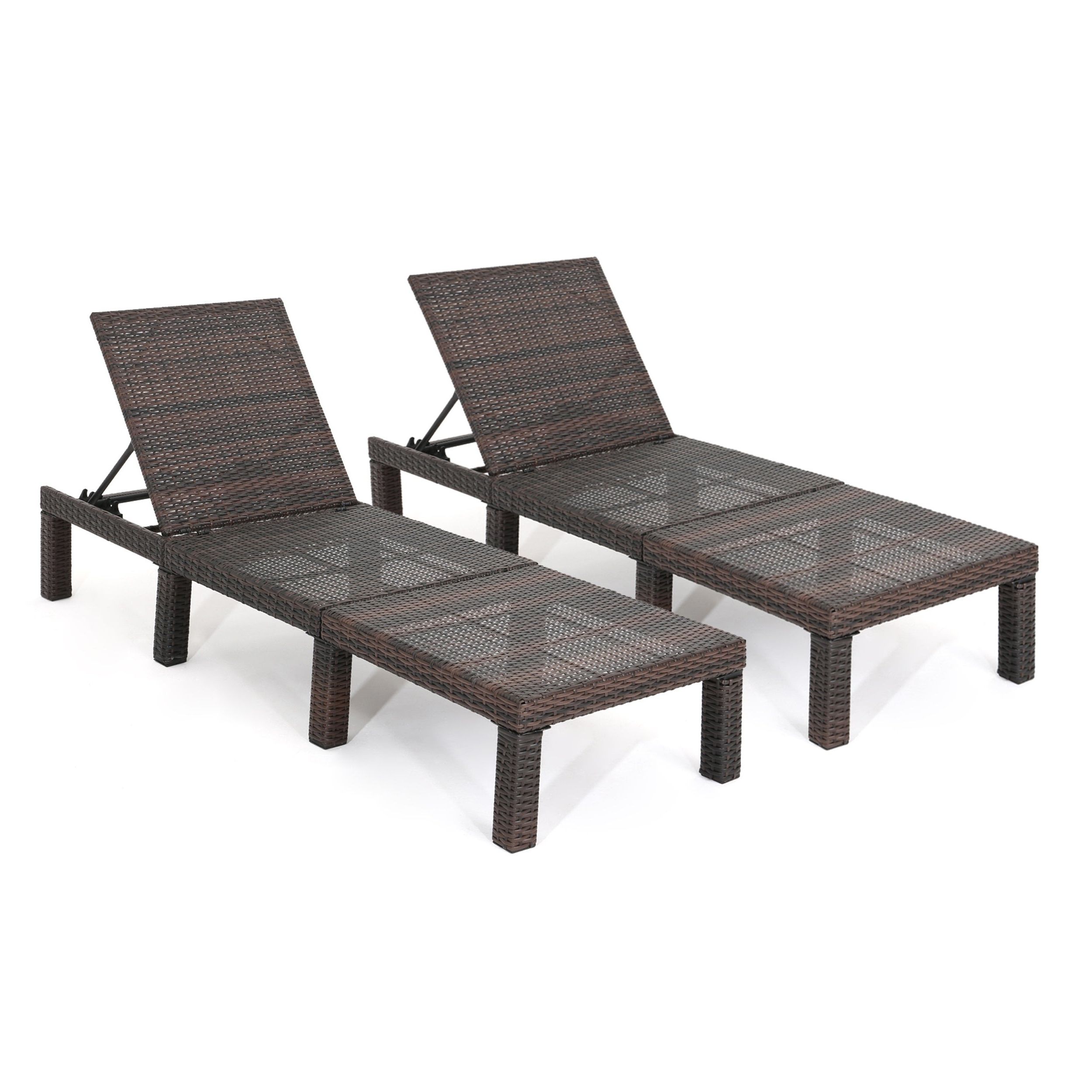 Newest Jamaica Outdoor Chaise Lounges With Regard To Jamaica Outdoor Chaise Lounge (set Of 2)christopher Knight Home (View 3 of 25)