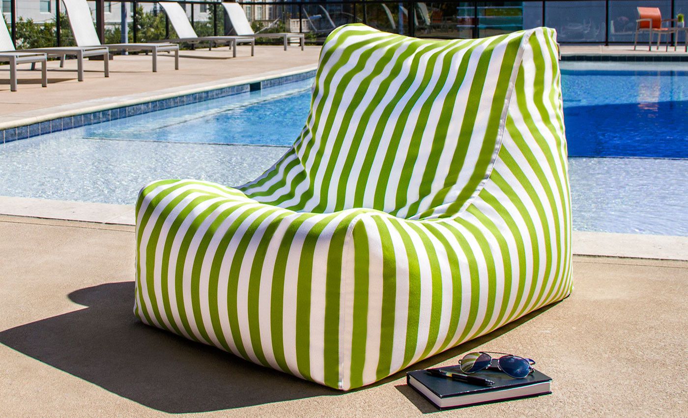 Ponce Outdoor Bean Bag Chair – Sunfield (View 25 of 25)