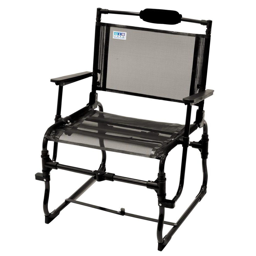 Rio Compact Traveler Small Folding Portable Chair Pertaining To Preferred Iron Frame Locking Portable Folding Chairs (View 6 of 25)