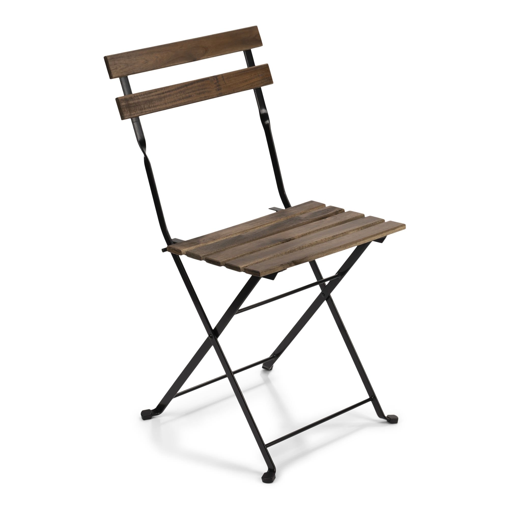 Trendy Iron Frame Locking Portable Folding Chairs Pertaining To French Bistro Folding Chair (View 13 of 25)