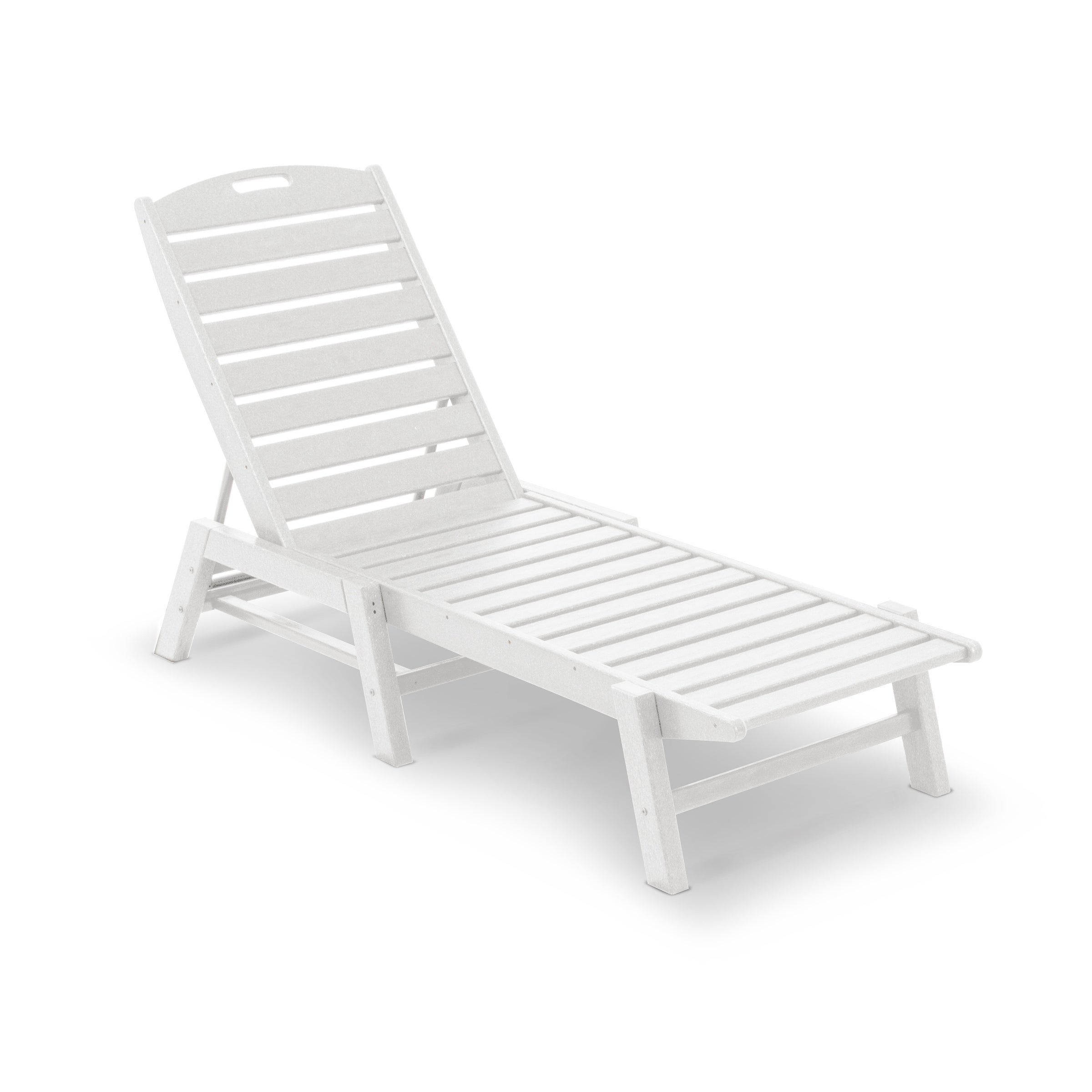 Well Known Polywood® Nautical Outdoor Chaise Lounge, Stackable For Stackable Nautical Outdoor Chaise Lounges (View 14 of 25)