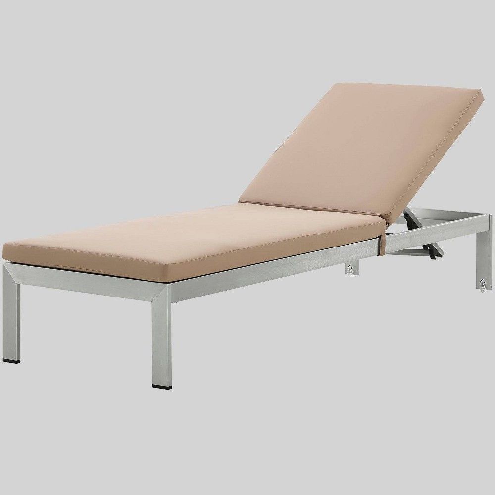 Well Liked Shore Aluminum Outdoor Patio Chaise Lounge With Cushions Intended For Shore Alumunium Outdoor 3 Piece Chaise Lounger Sets (View 5 of 25)