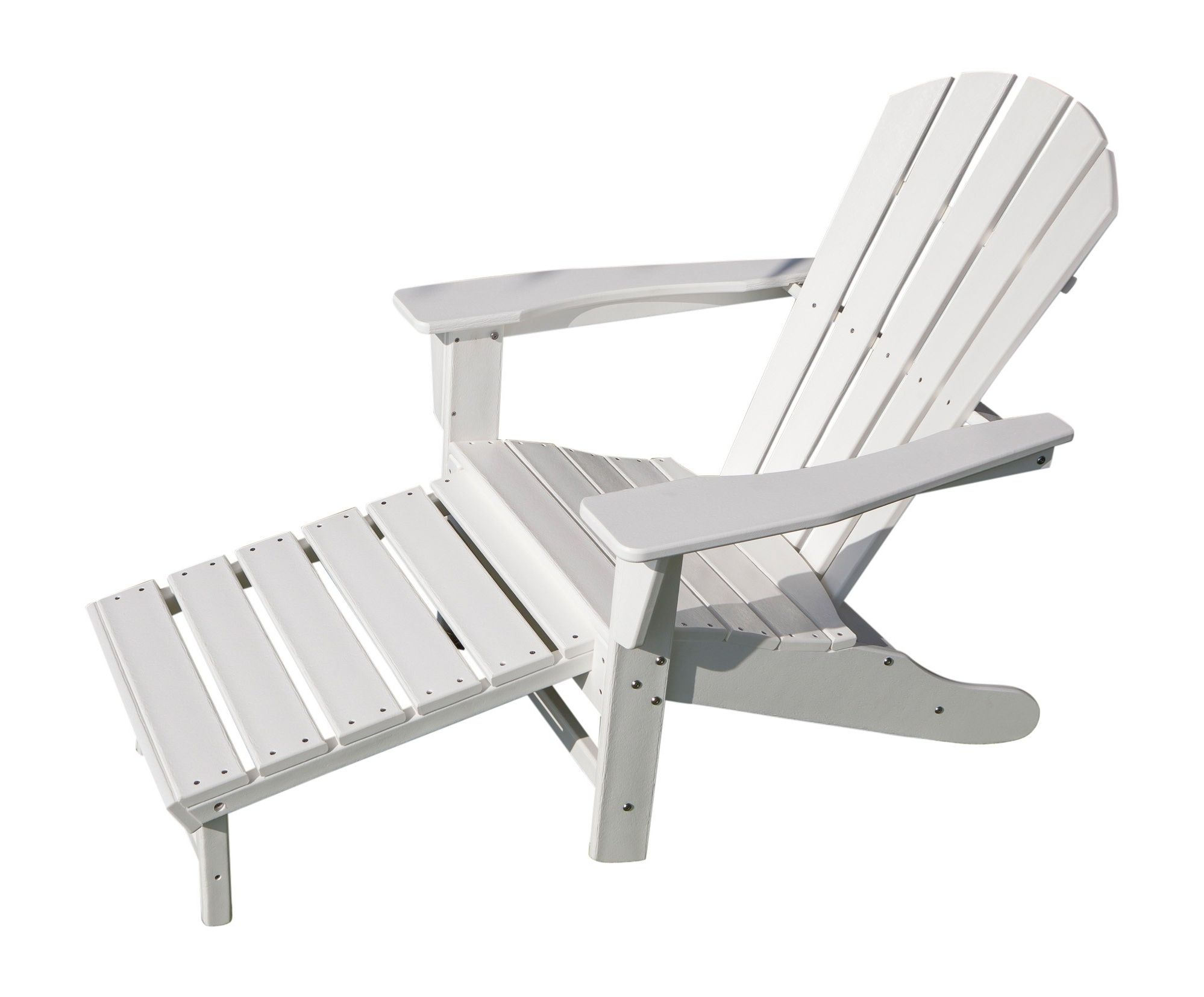 Widely Used Mahogany Adirondack Chairs With Ottoman With Regard To Polywood Palm Coast Ultimate Adirondack Chair W/ Pullout Ottoman (View 18 of 25)