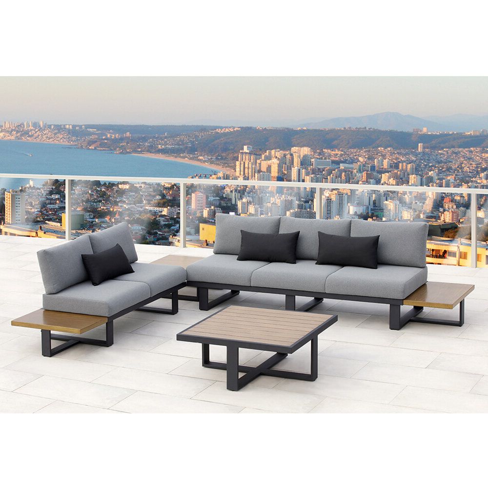 2020 Carina 4 Piece Sectionals Seating Group With Cushions Within Platform Ii 4 Piece Sectional Seating Group With Cushions (View 12 of 25)