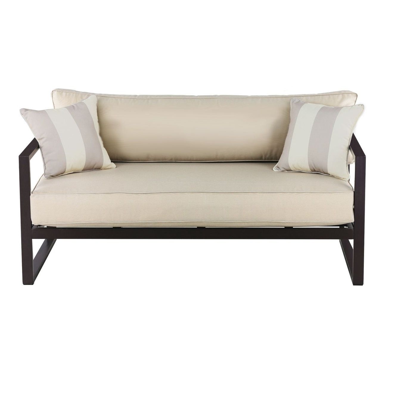 Serta Catalina Outdoor Sofa In Bronze With Regard To Latest Catalina Outdoor Sofas With Cushions (View 11 of 11)