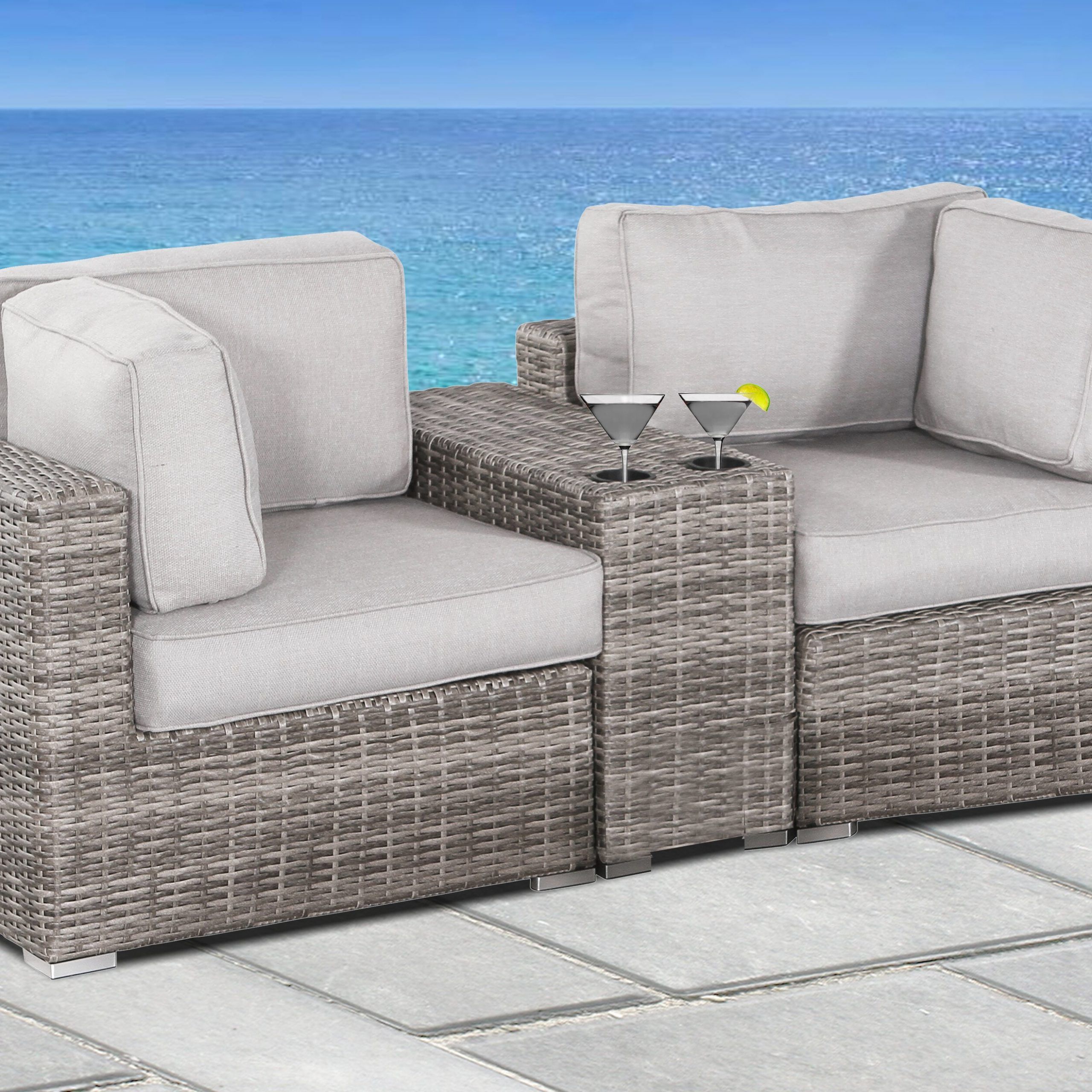 Trendy Yeomans Loveseat With Cushions Intended For Deandra Loveseats With Cushions (View 11 of 25)