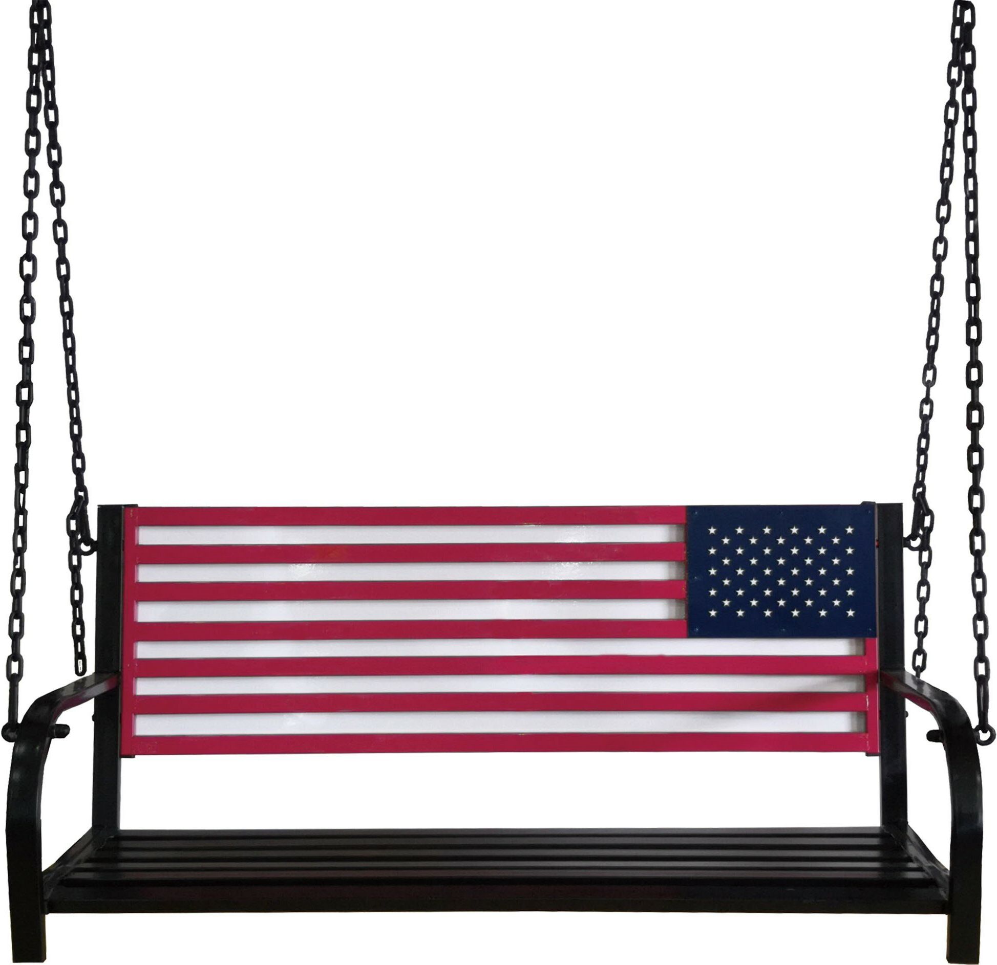 American Flag Porch Swings Within Well Known American Flag Porch Swing (View 2 of 25)