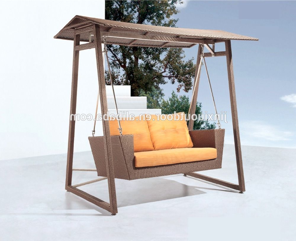 Fashionable Rattan Garden Swing Chairs Intended For Rattan Garden Hanging Chair Love Seat F 105 – Buy Garden Hanging  Chair,garden Swing Chair,patio Swing Chair Product On Alibaba (View 23 of 25)